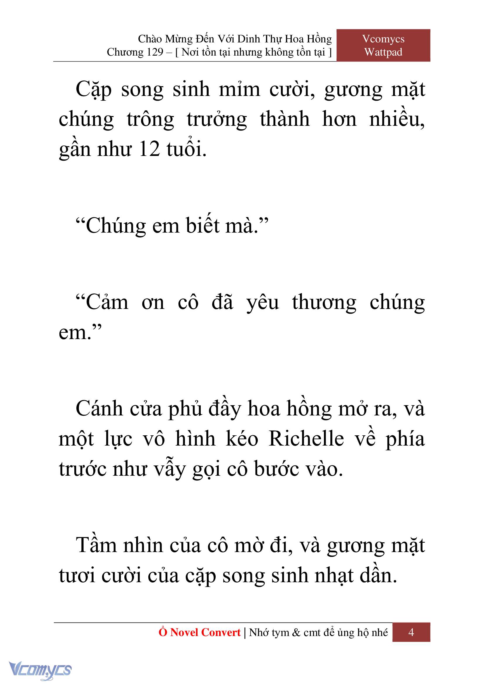 [Novel] Chào Mừng Đến Với Dinh Thự Hoa Hồng Chap 129 - Trang 2