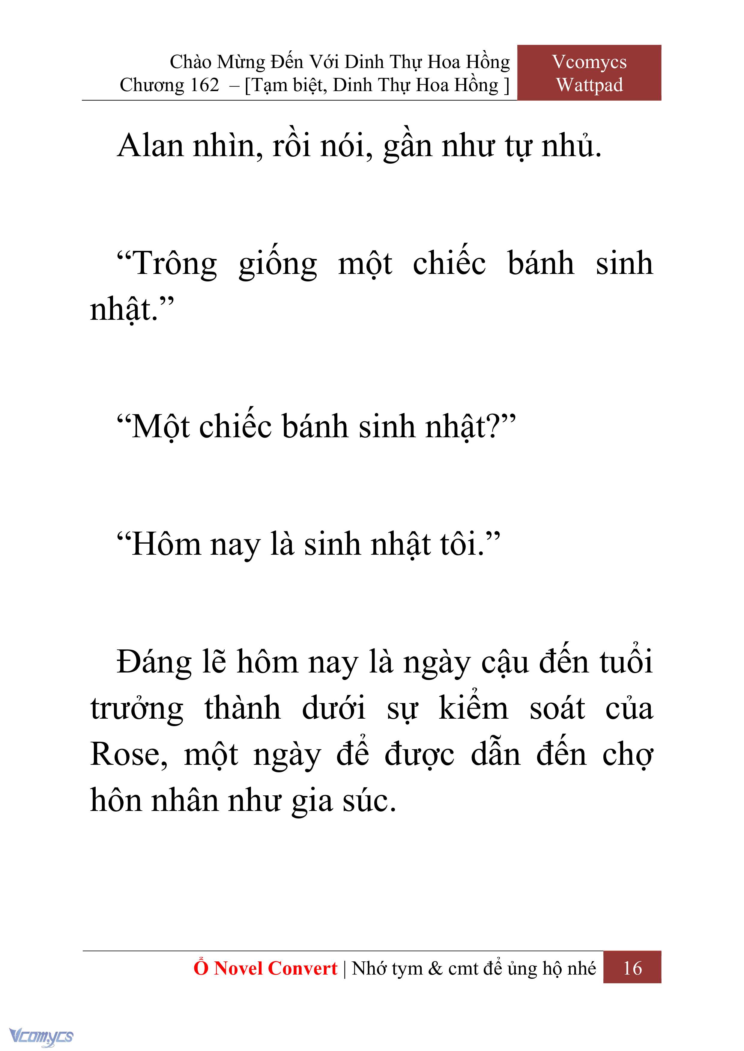 [Novel] Chào Mừng Đến Với Dinh Thự Hoa Hồng Chap 162 - Trang 2