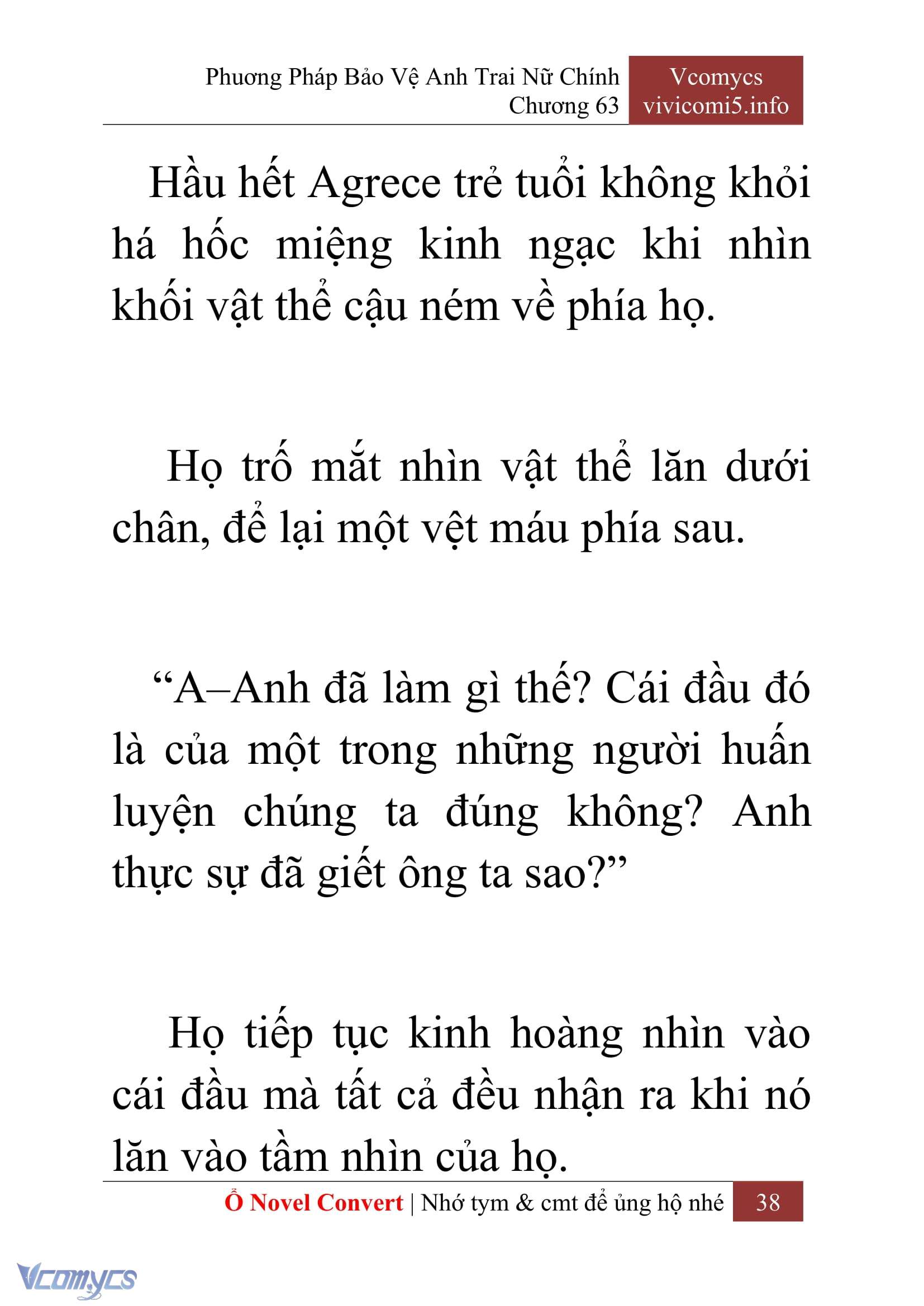 [Novel] Phương Pháp Bảo Vệ Anh Trai Nữ Chính Chap 63 - Trang 2