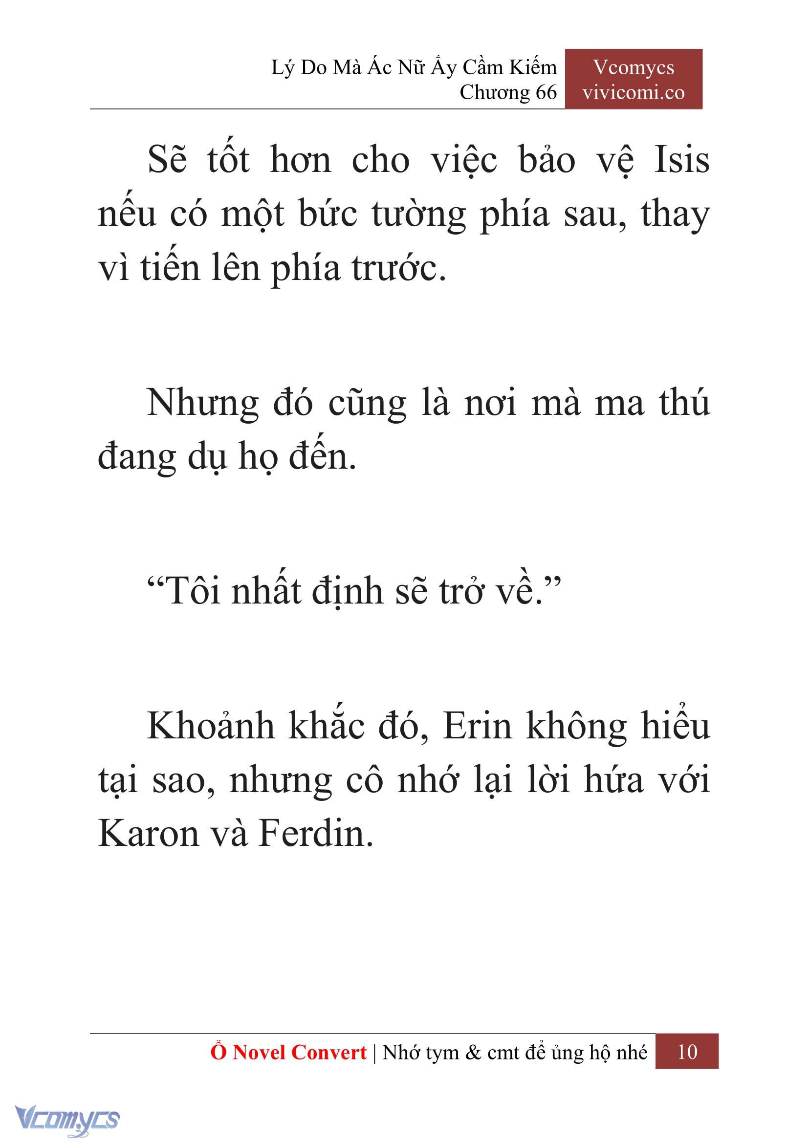 [Novel] Lý Do Mà Ác Nữ Ấy Cầm Kiếm Chap 66 - Trang 2