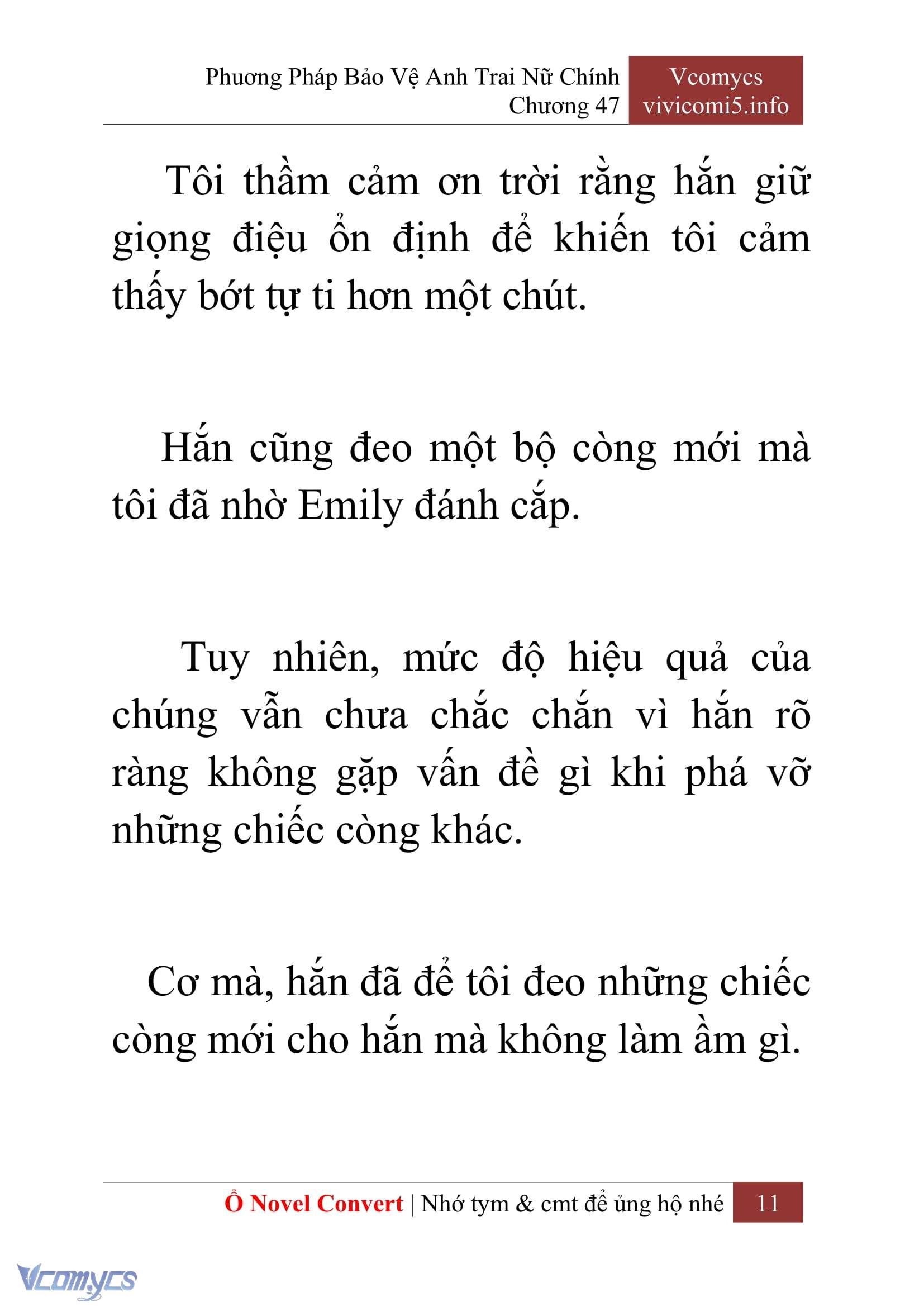 [Novel] Phương Pháp Bảo Vệ Anh Trai Nữ Chính Chap 47 - Trang 2