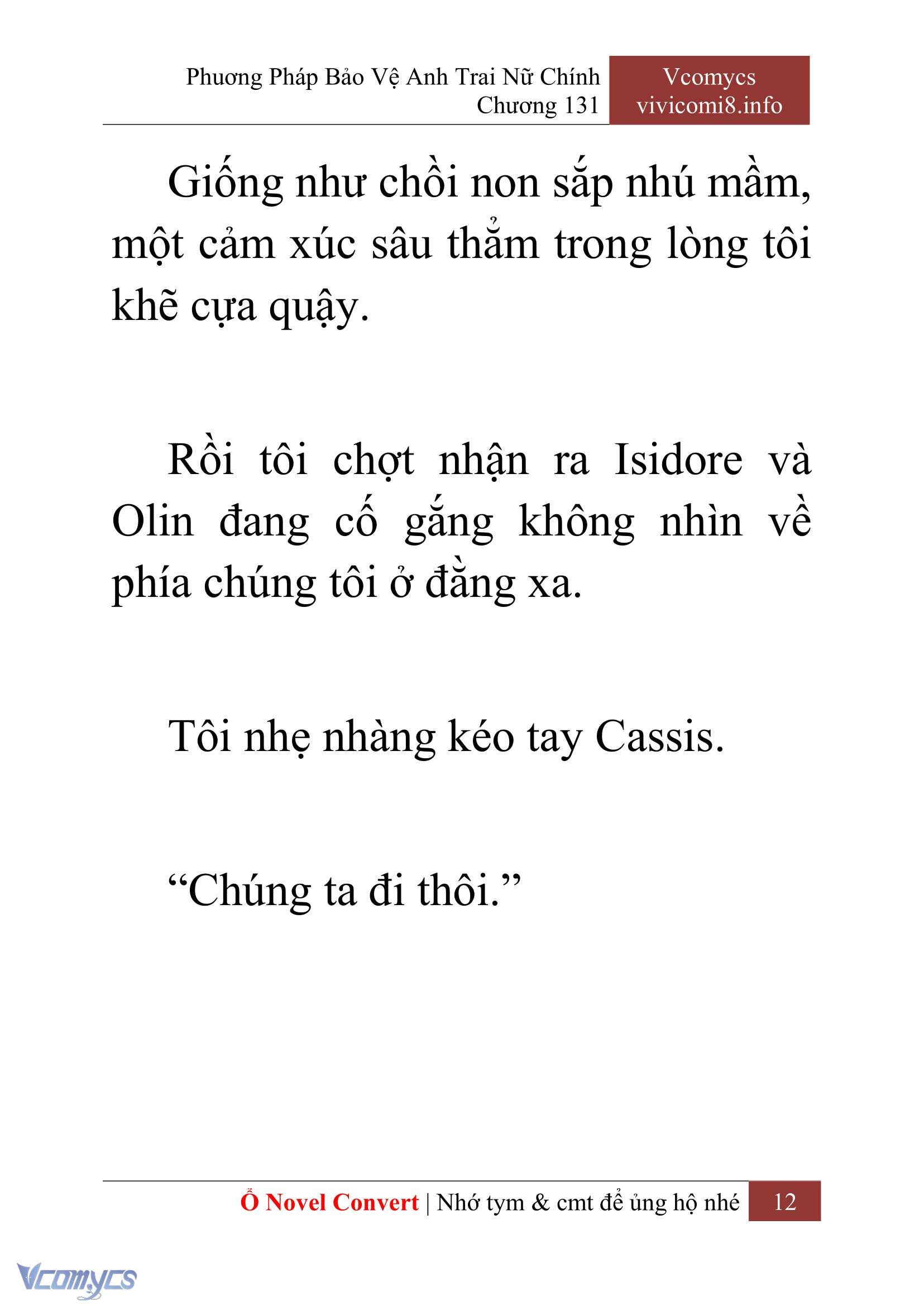 [Novel] Phương Pháp Bảo Vệ Anh Trai Nữ Chính Chap 131 - Trang 2