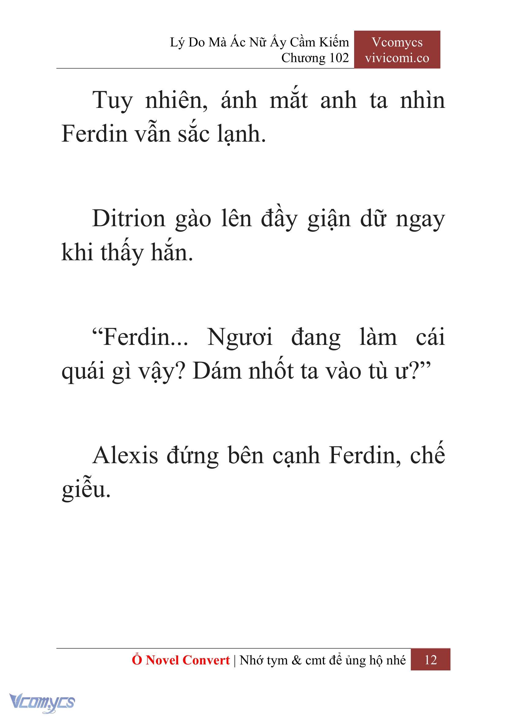 [Novel] Lý Do Mà Ác Nữ Ấy Cầm Kiếm Chap 102 - Next Chap 103