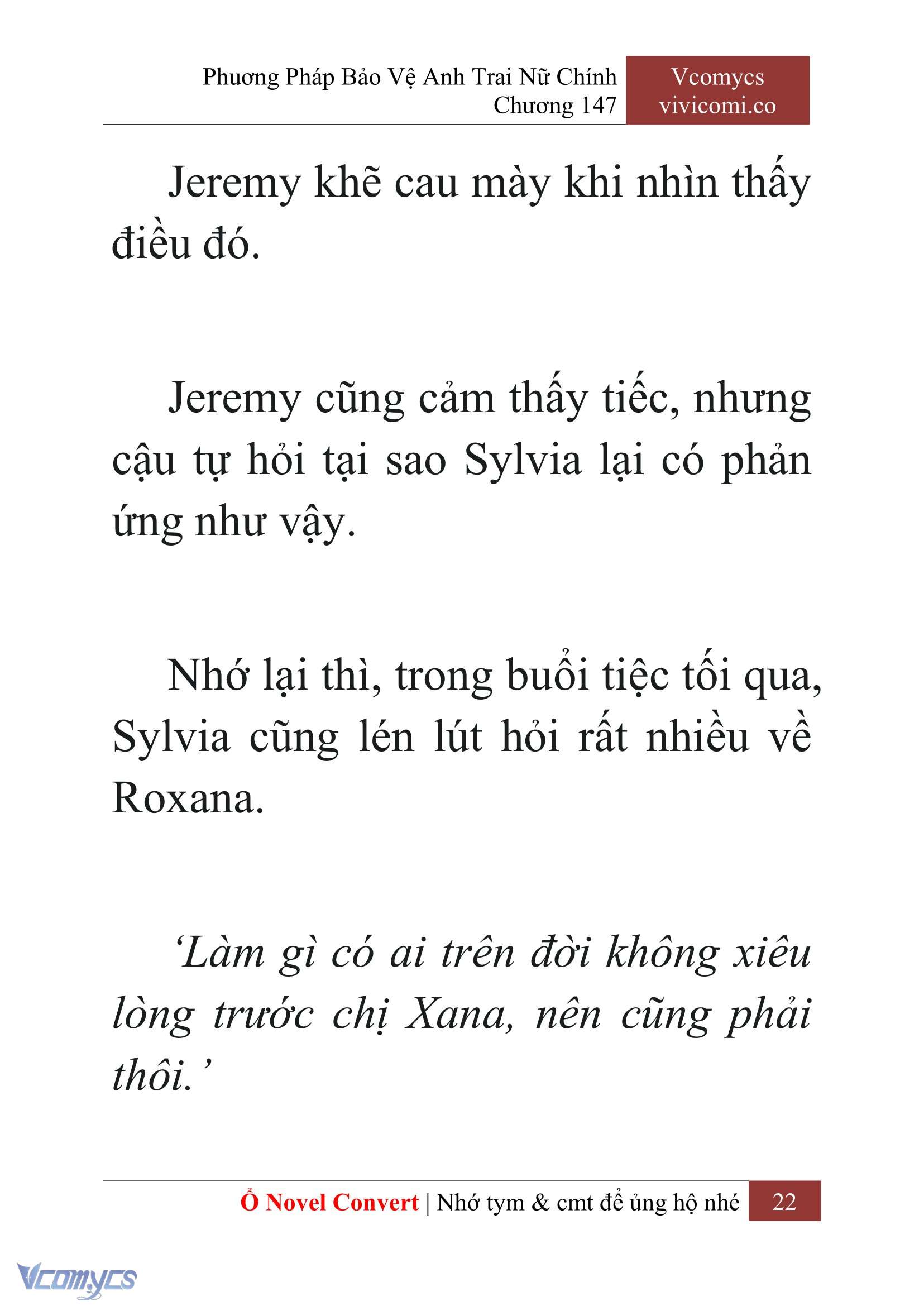[Novel] Phương Pháp Bảo Vệ Anh Trai Nữ Chính Chap 147 - Next 