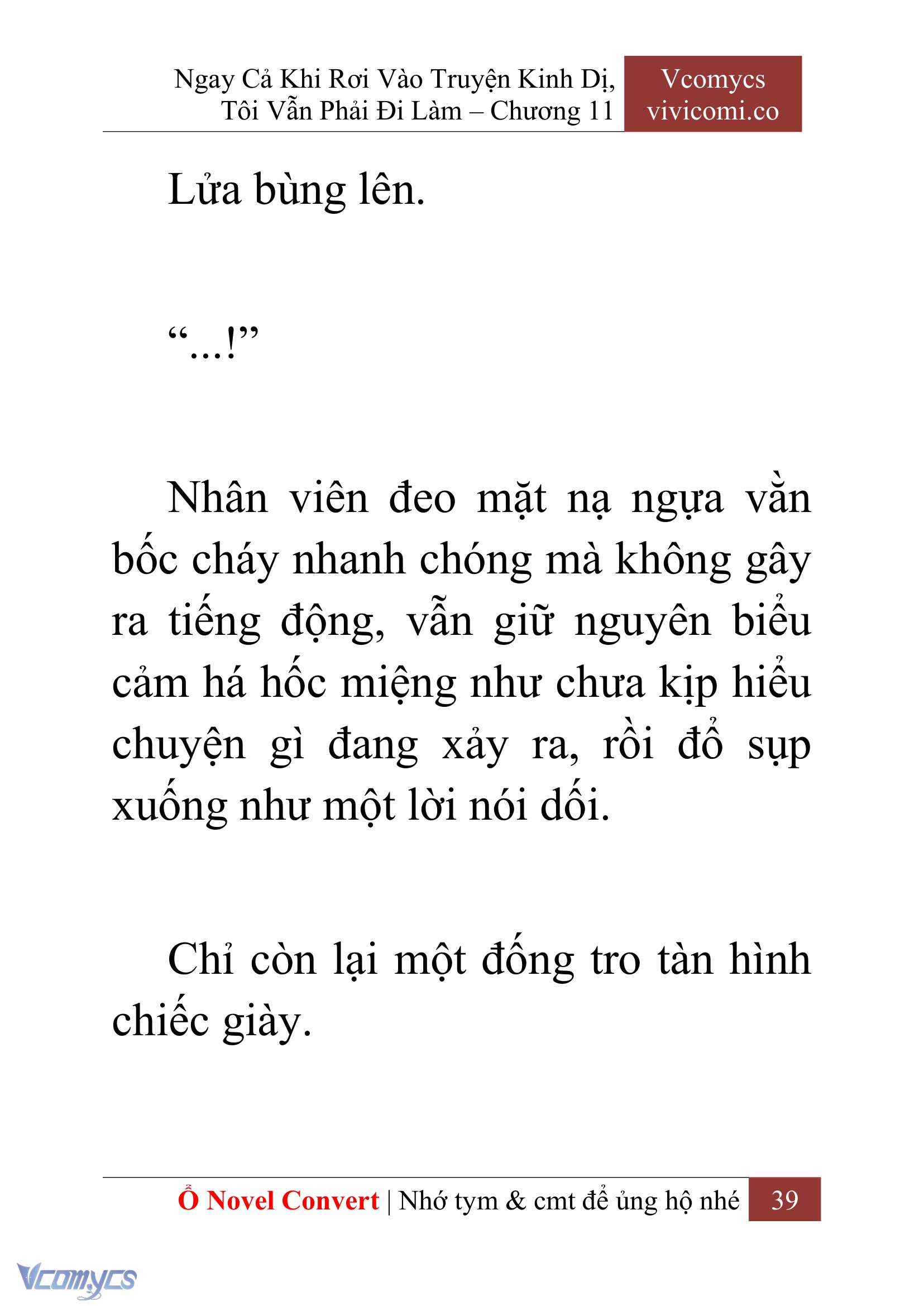 [Novel] Ngay Cả Khi Rơi Vào Truyện Kinh Dị, Tôi Vẫn Phải Đi Làm Chap 11 - Next 