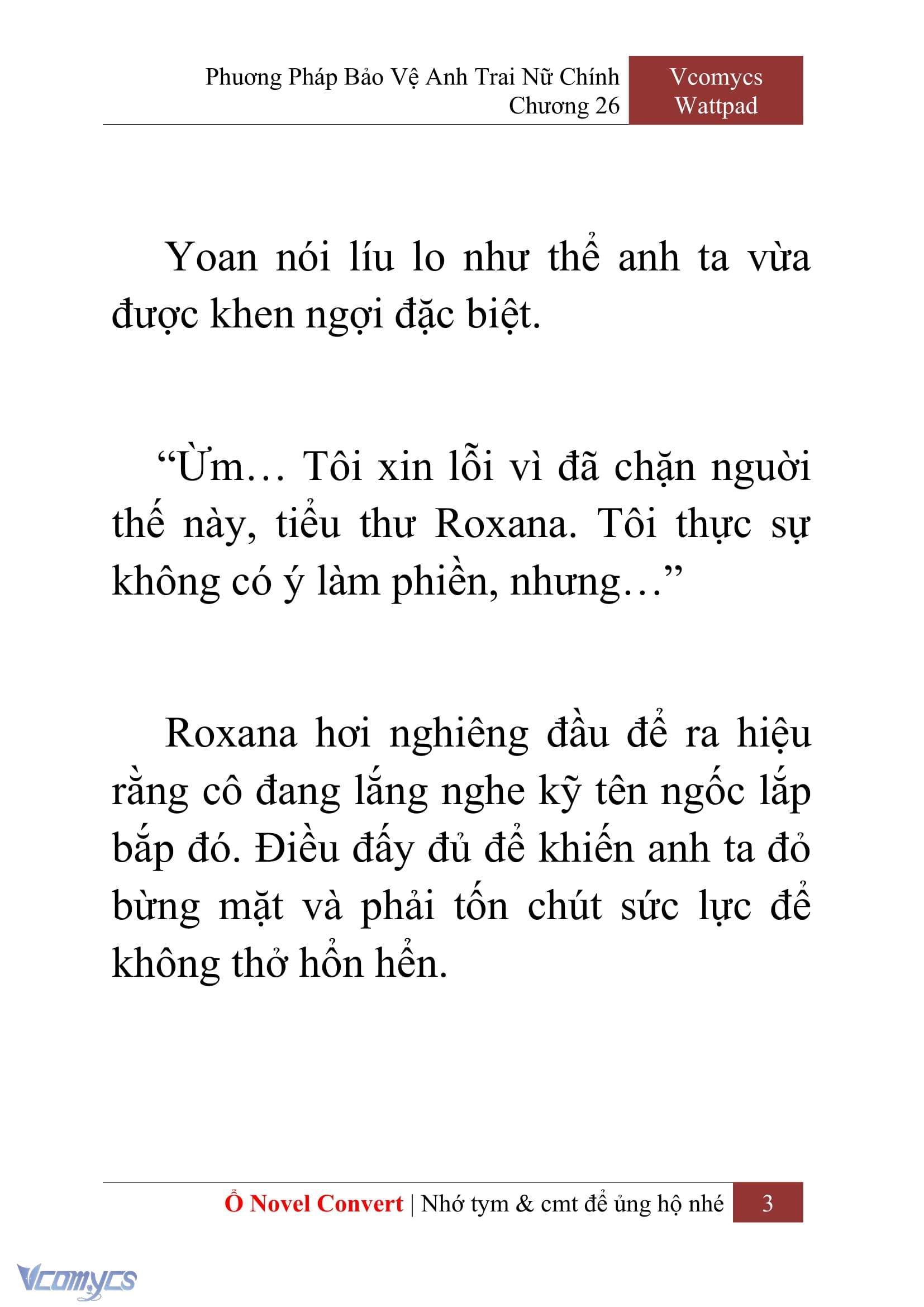 [Novel] Phương Pháp Bảo Vệ Anh Trai Nữ Chính Chap 26 - Trang 2