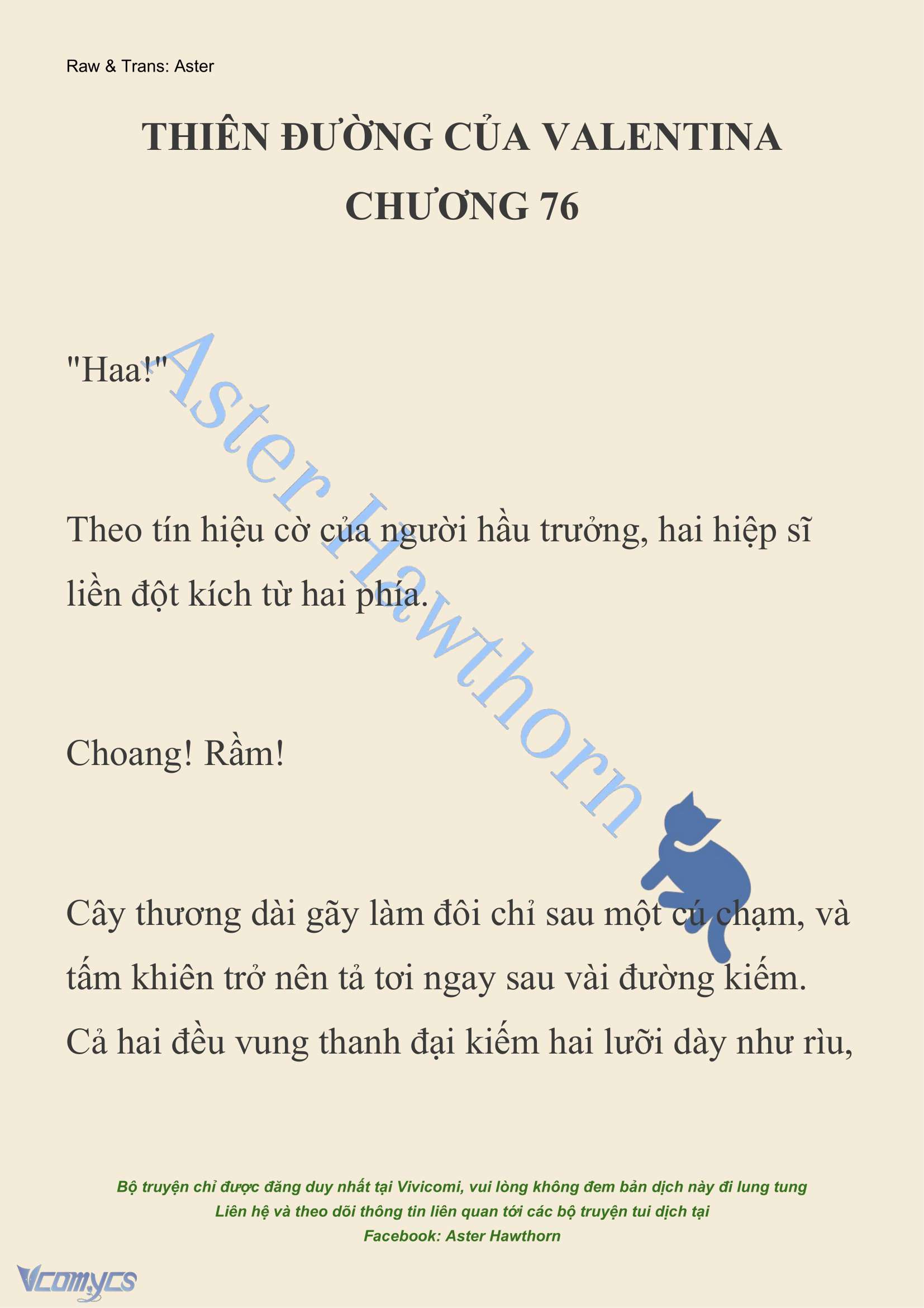 [NOVEL] Thiên Đường Của Valentina Chap 76 - Trang 2