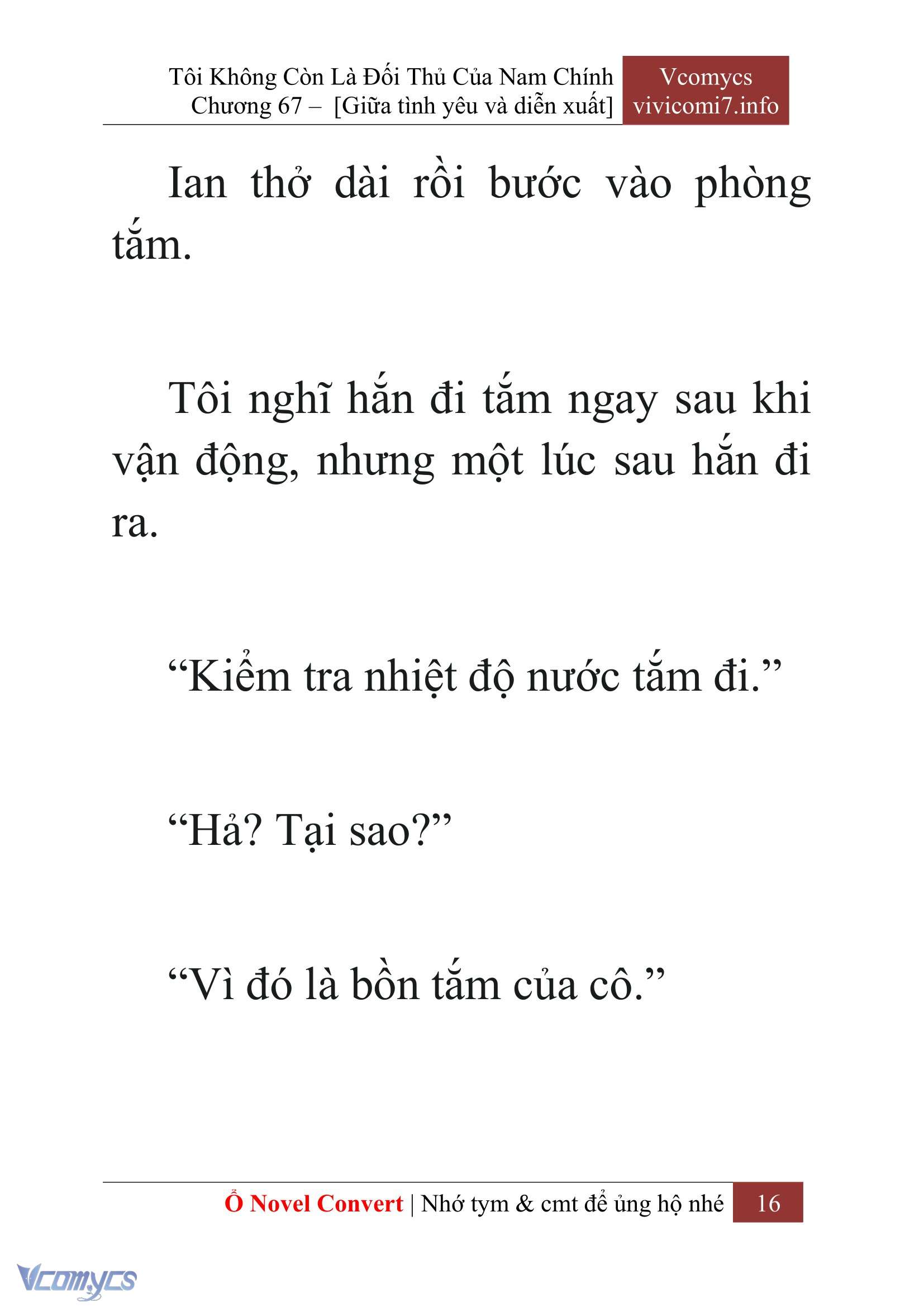 [Novel] Tôi Không Còn Là Đối Thủ Của Nam Chính Chap 67 - Trang 2