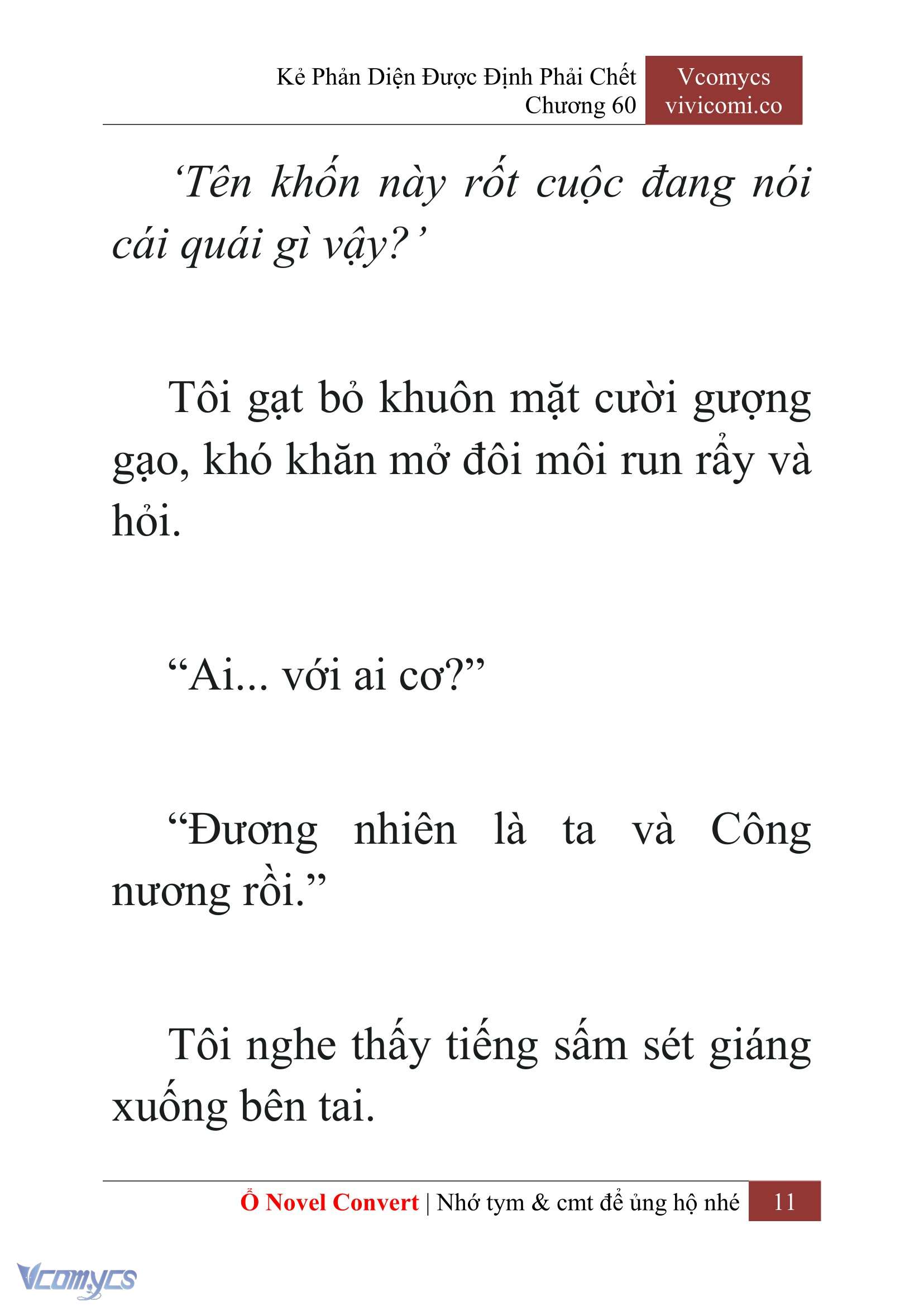 [Novel] Kẻ Phản Diện Được Định Phải Chết Chap 60 - Next Chap 61