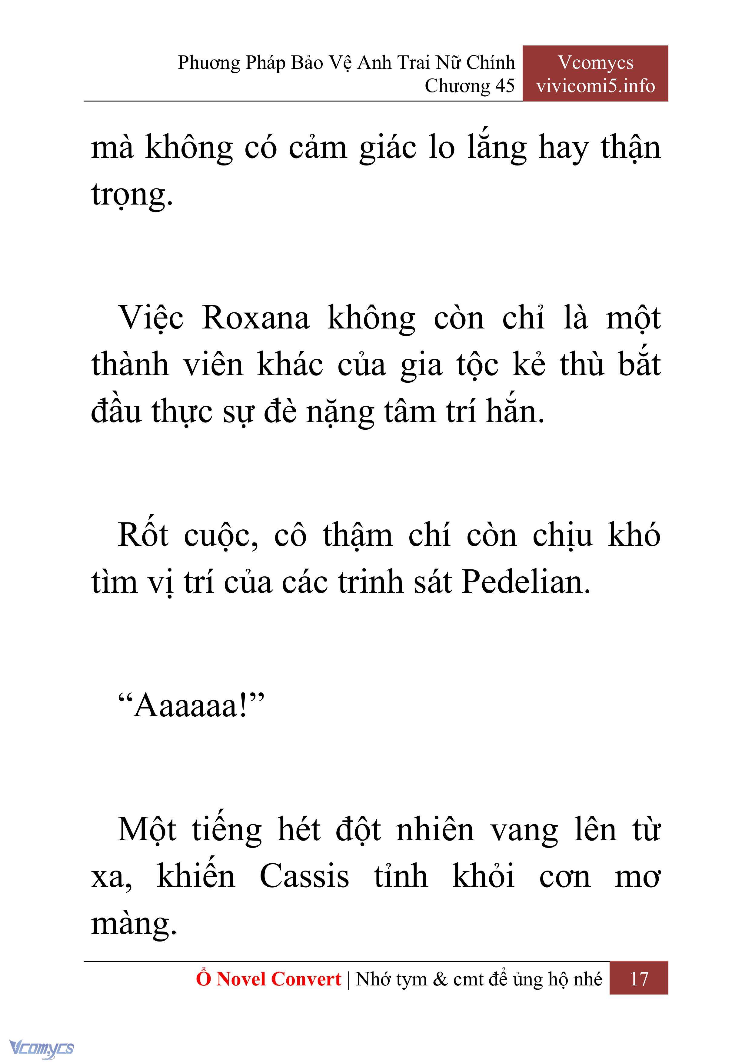 [Novel] Phương Pháp Bảo Vệ Anh Trai Nữ Chính Chap 45 - Trang 2
