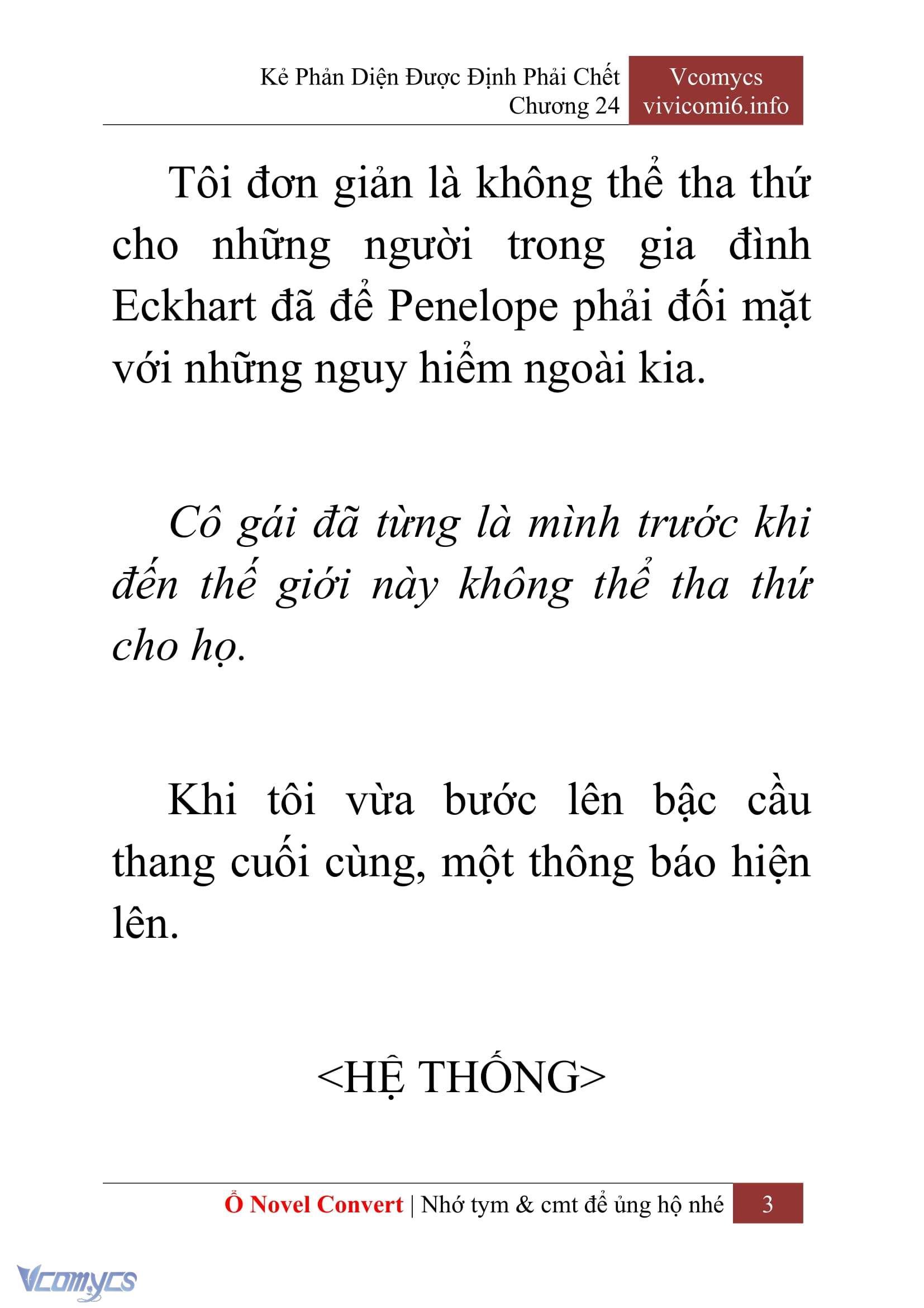 [Novel] Kẻ Phản Diện Được Định Phải Chết Chap 24 - Trang 2