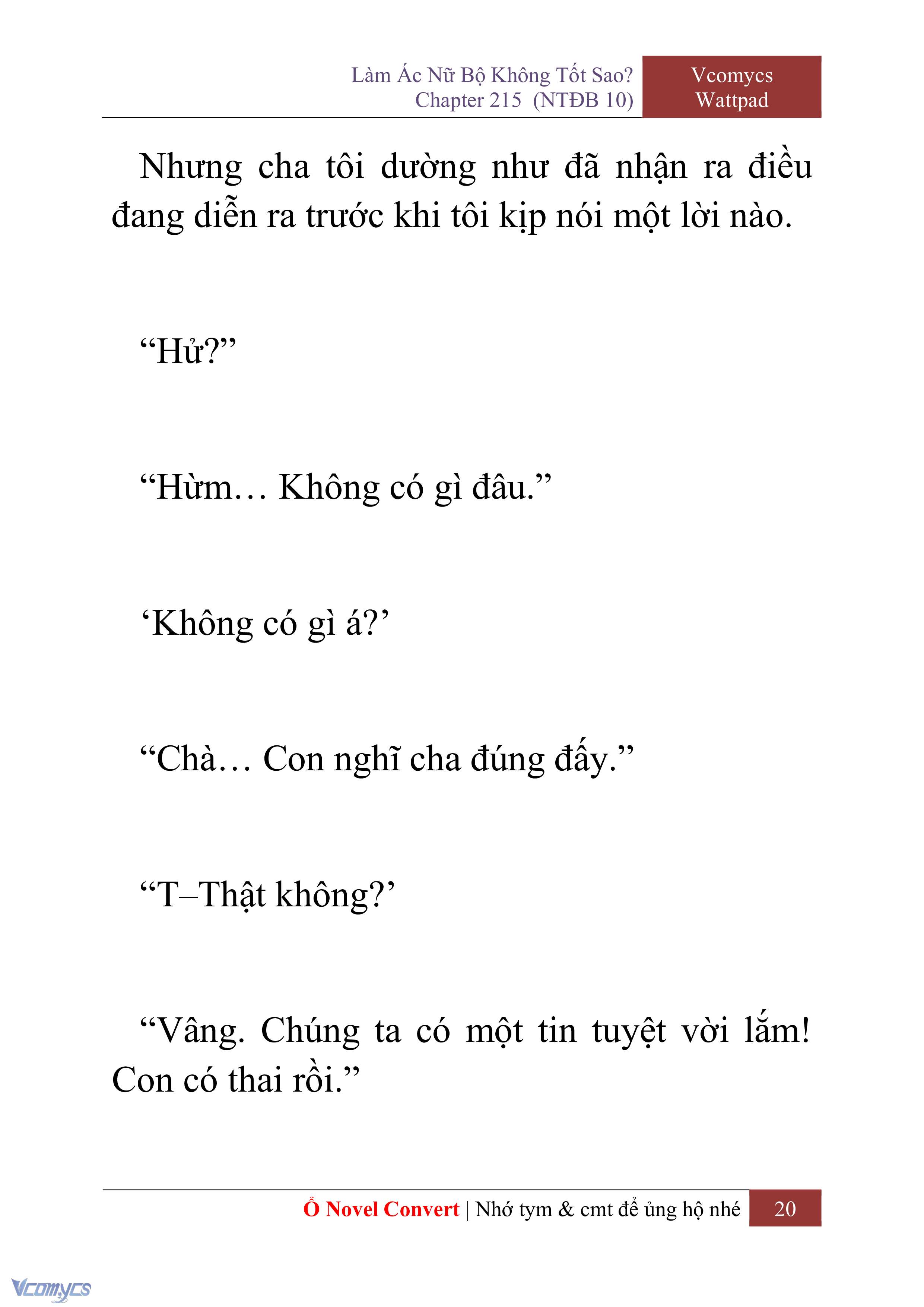 [Novel] Làm Ác Nữ Bộ Không Tốt Sao? Chap 215 - Trang 2