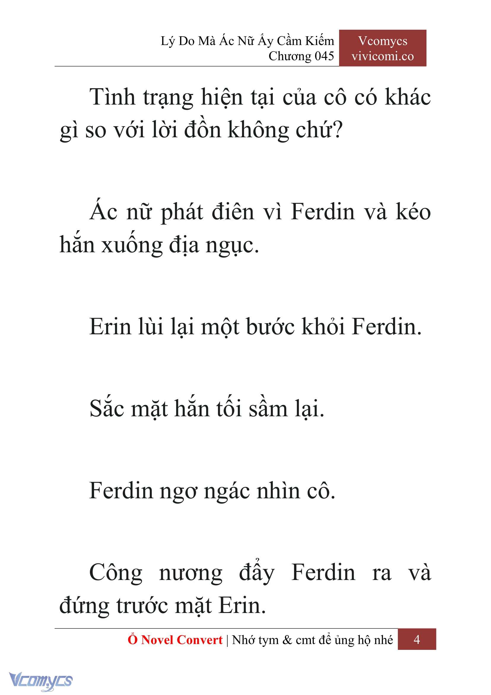 [Novel] Lý Do Mà Ác Nữ Ấy Cầm Kiếm Chap 45 - Next 