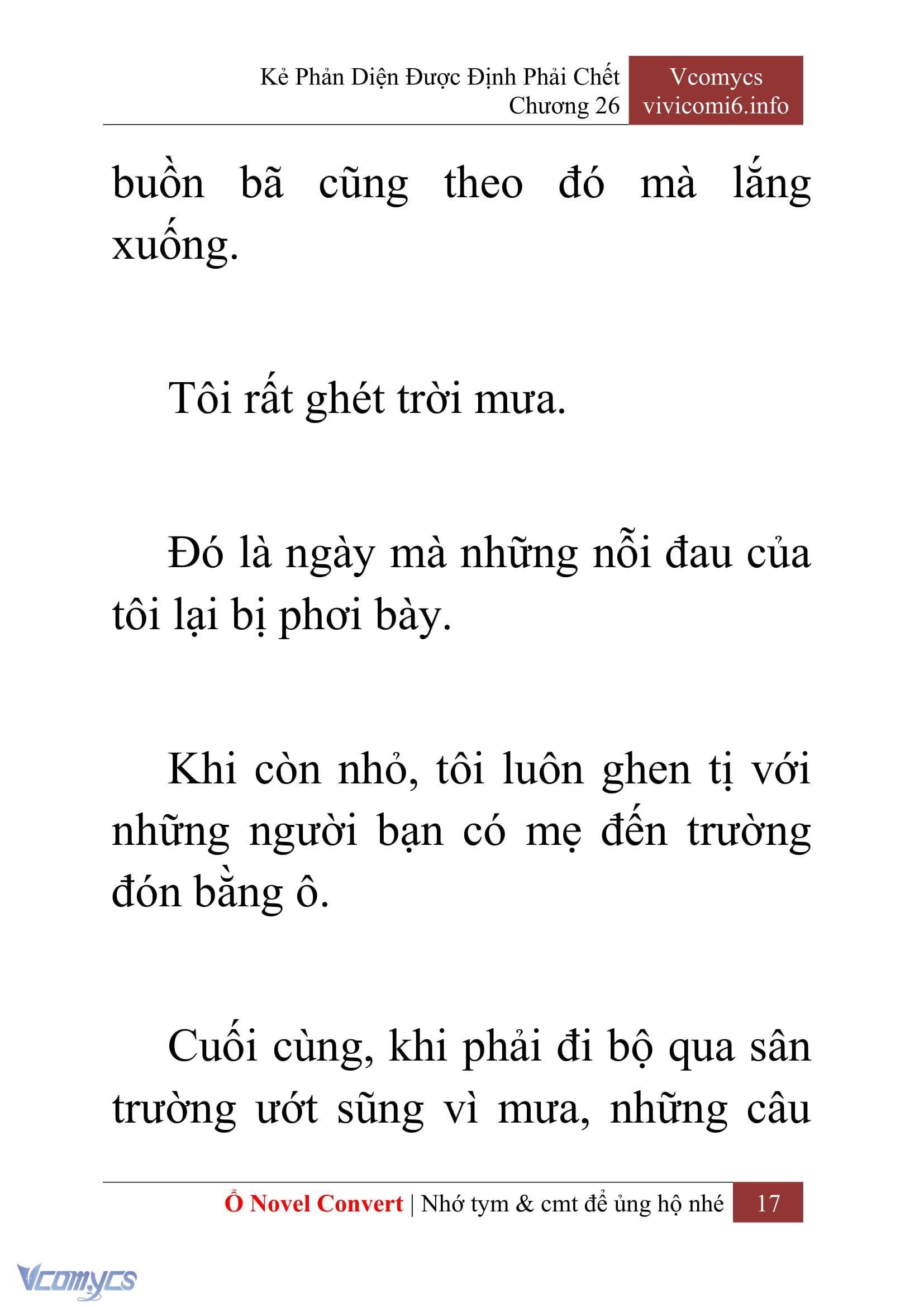 [Novel] Kẻ Phản Diện Được Định Phải Chết Chap 26 - Trang 2