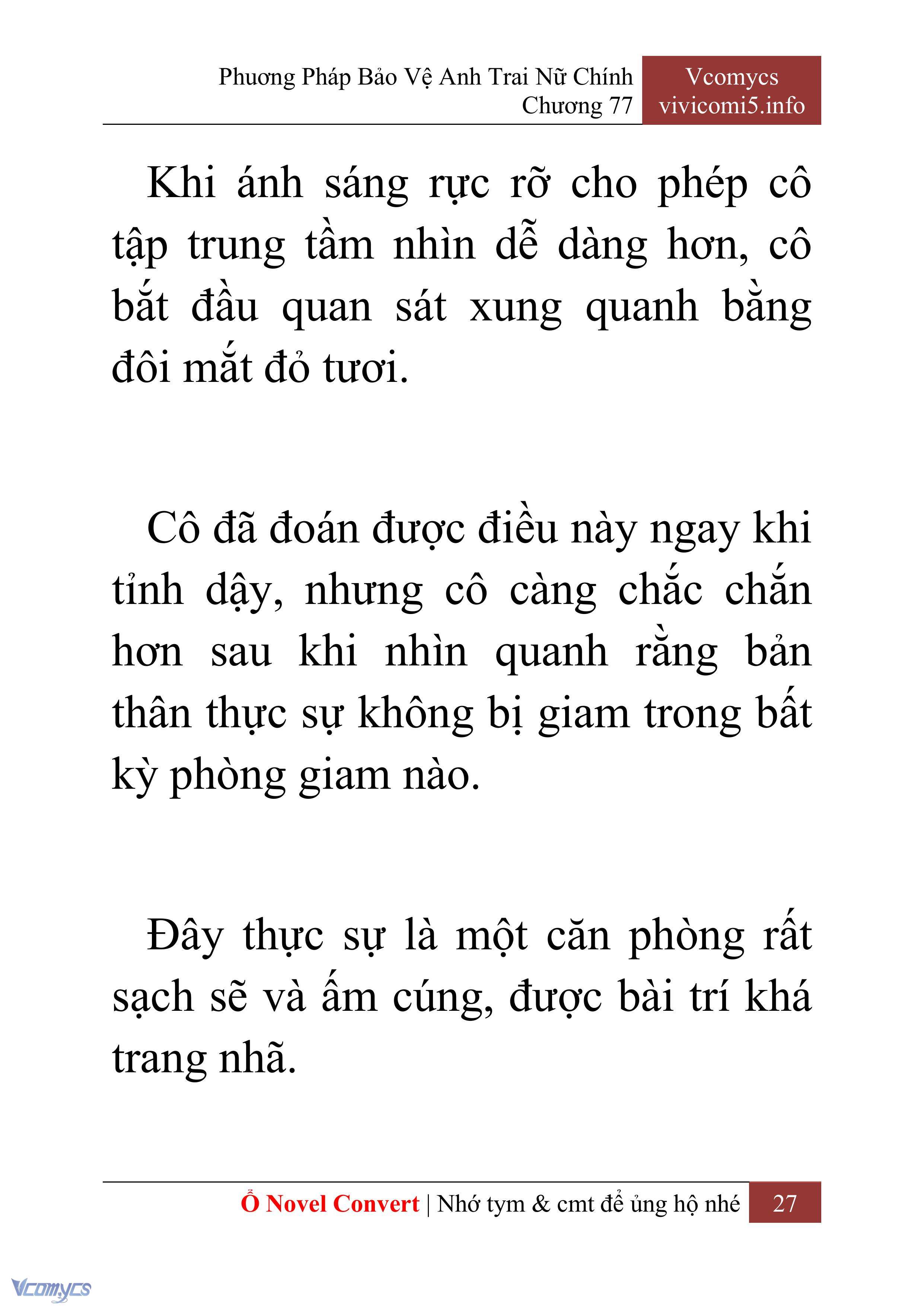 [Novel] Phương Pháp Bảo Vệ Anh Trai Nữ Chính Chap 77 - Trang 2