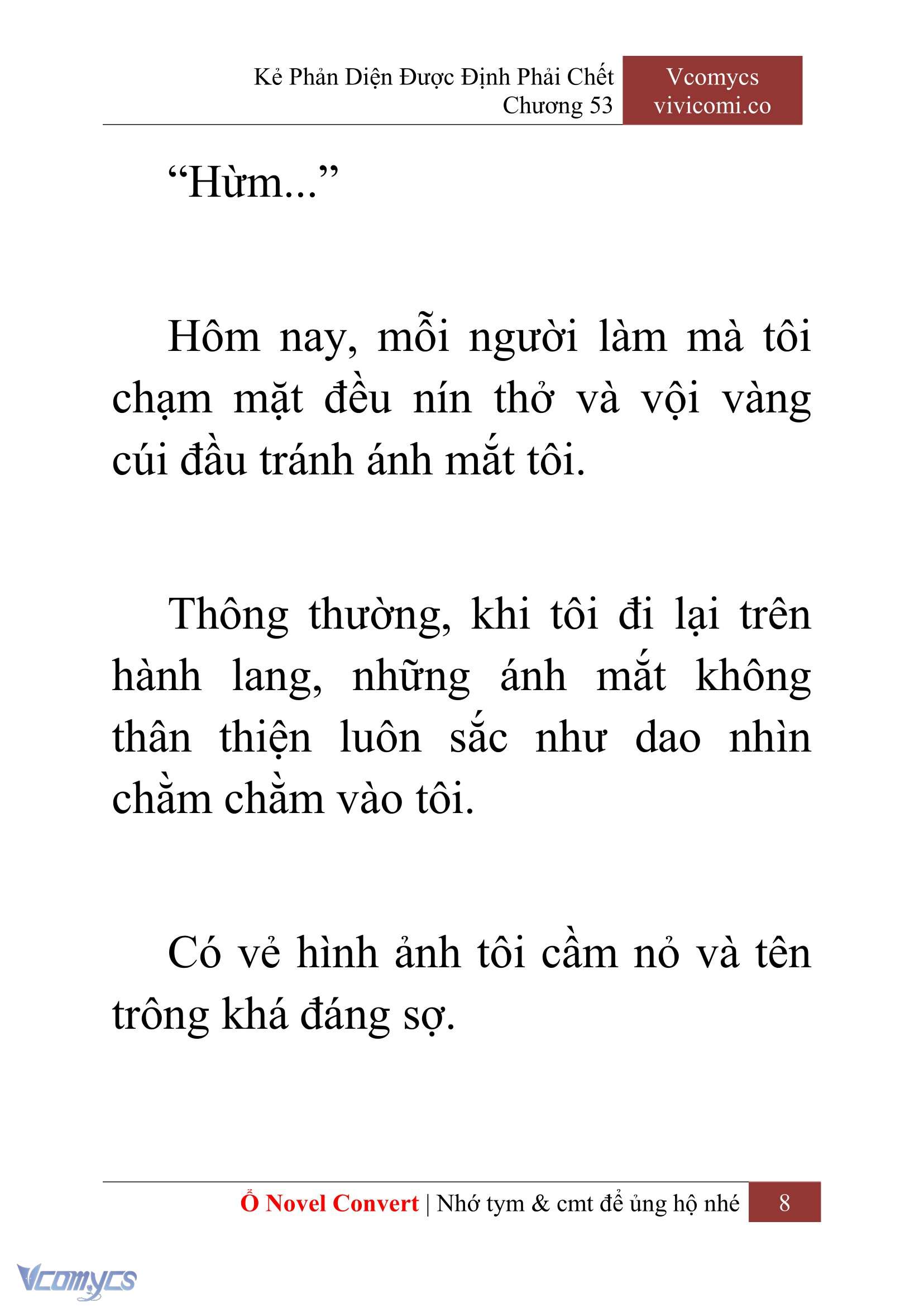 [Novel] Kẻ Phản Diện Được Định Phải Chết Chap 53 - Trang 2