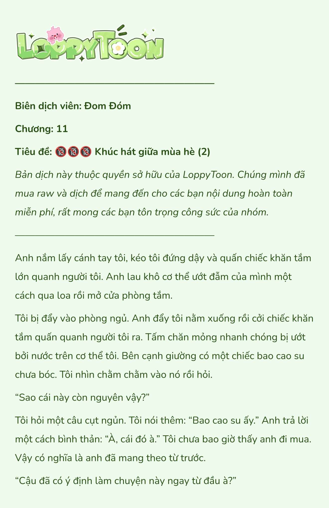 [Novel] Khúc Hát Giữa Mùa Hè Chap 11 - Trang 2