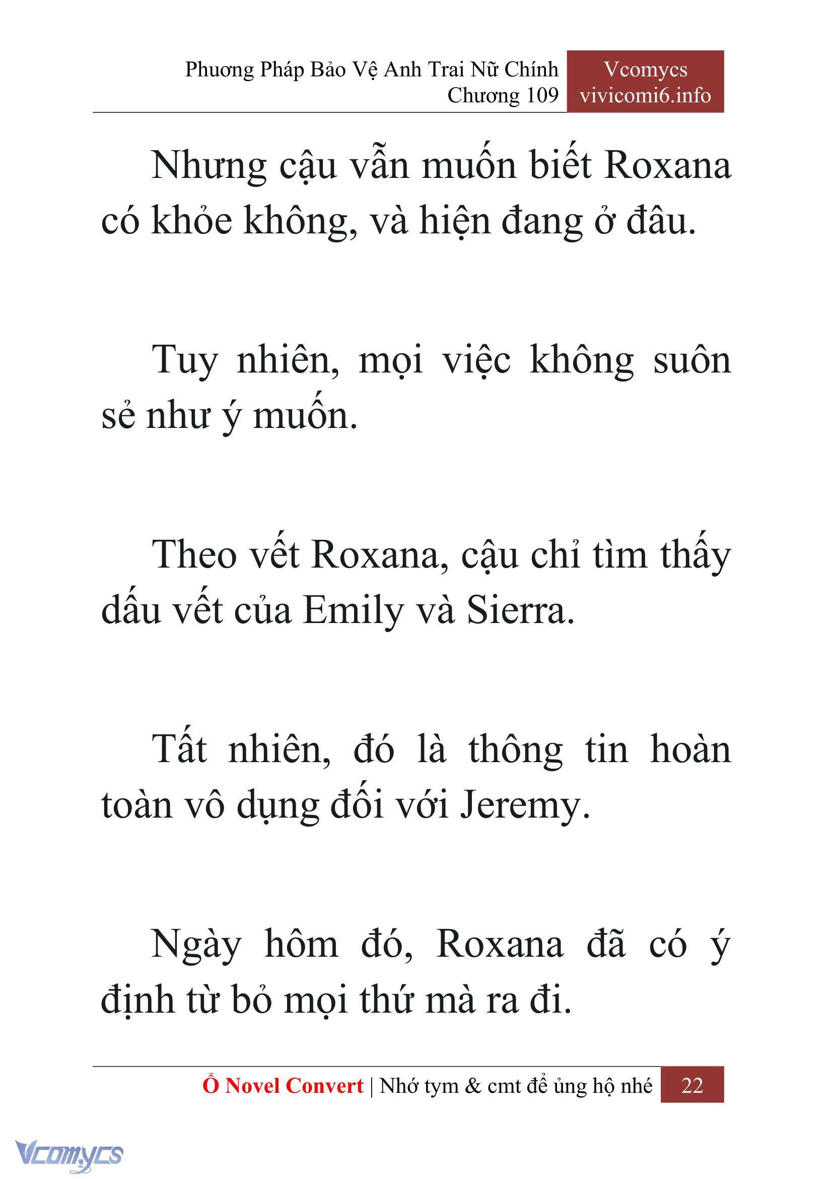 [Novel] Phương Pháp Bảo Vệ Anh Trai Nữ Chính Chap 109 - Trang 2