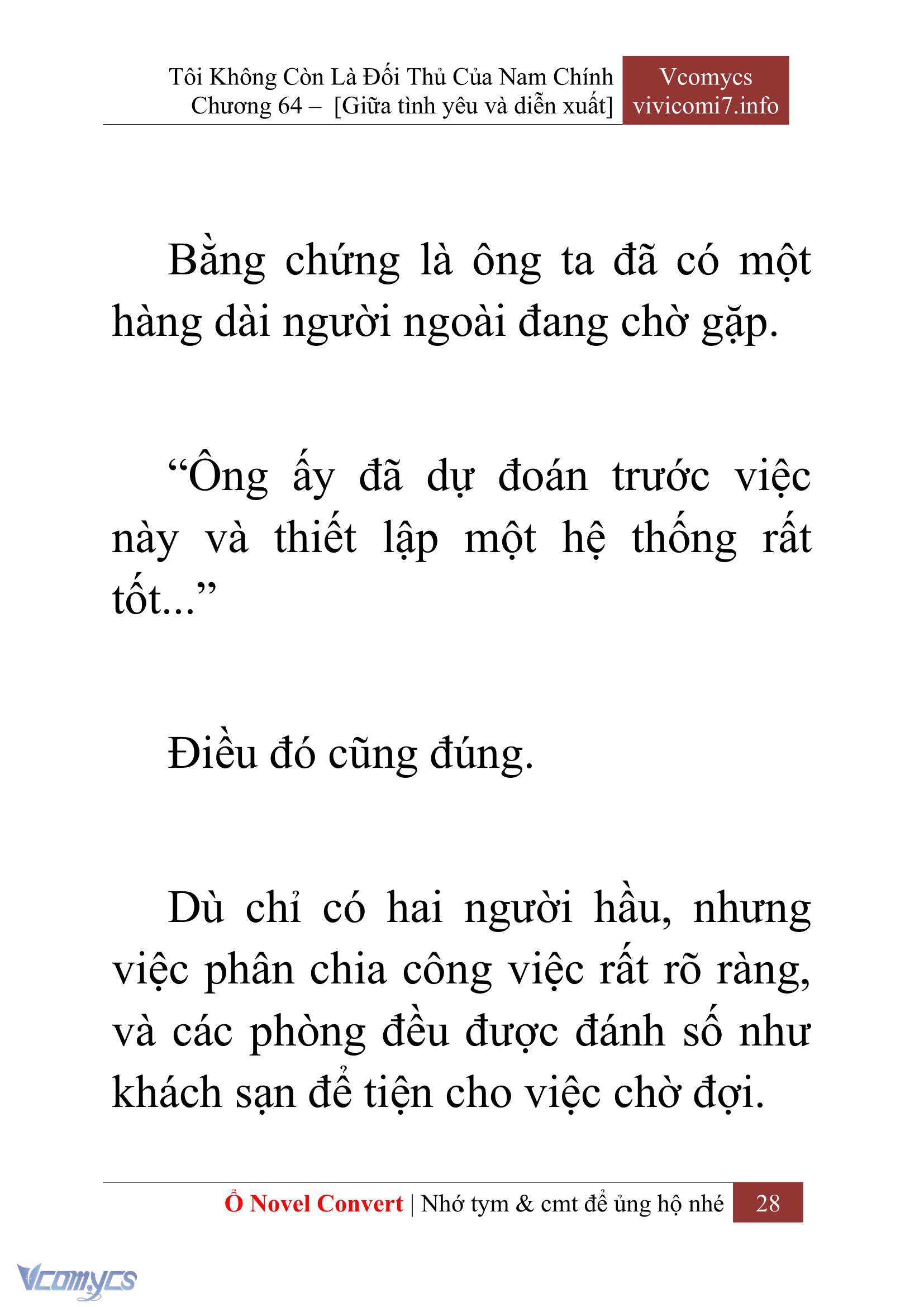 [Novel] Tôi Không Còn Là Đối Thủ Của Nam Chính Chap 64 - Trang 2