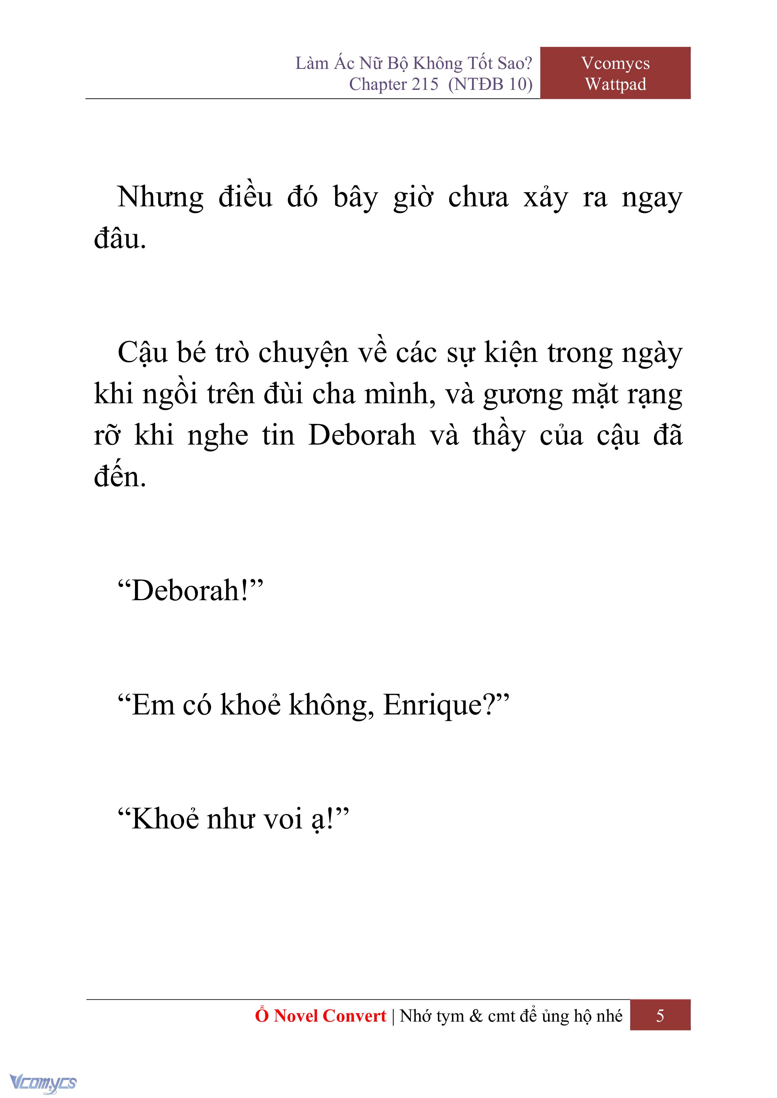 [Novel] Làm Ác Nữ Bộ Không Tốt Sao? Chap 215 - Trang 2