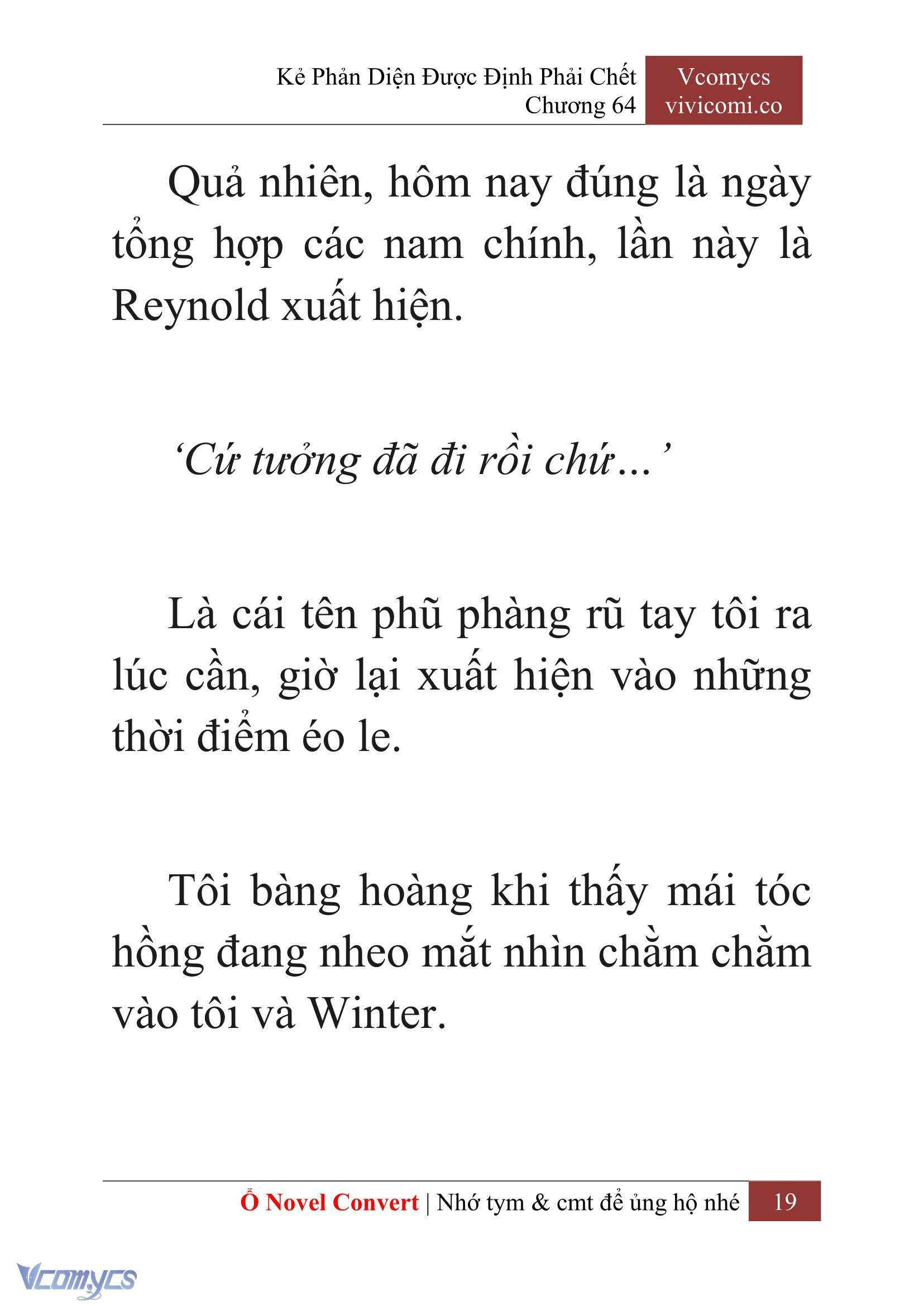 [Novel] Kẻ Phản Diện Được Định Phải Chết Chap 64 - Next 
