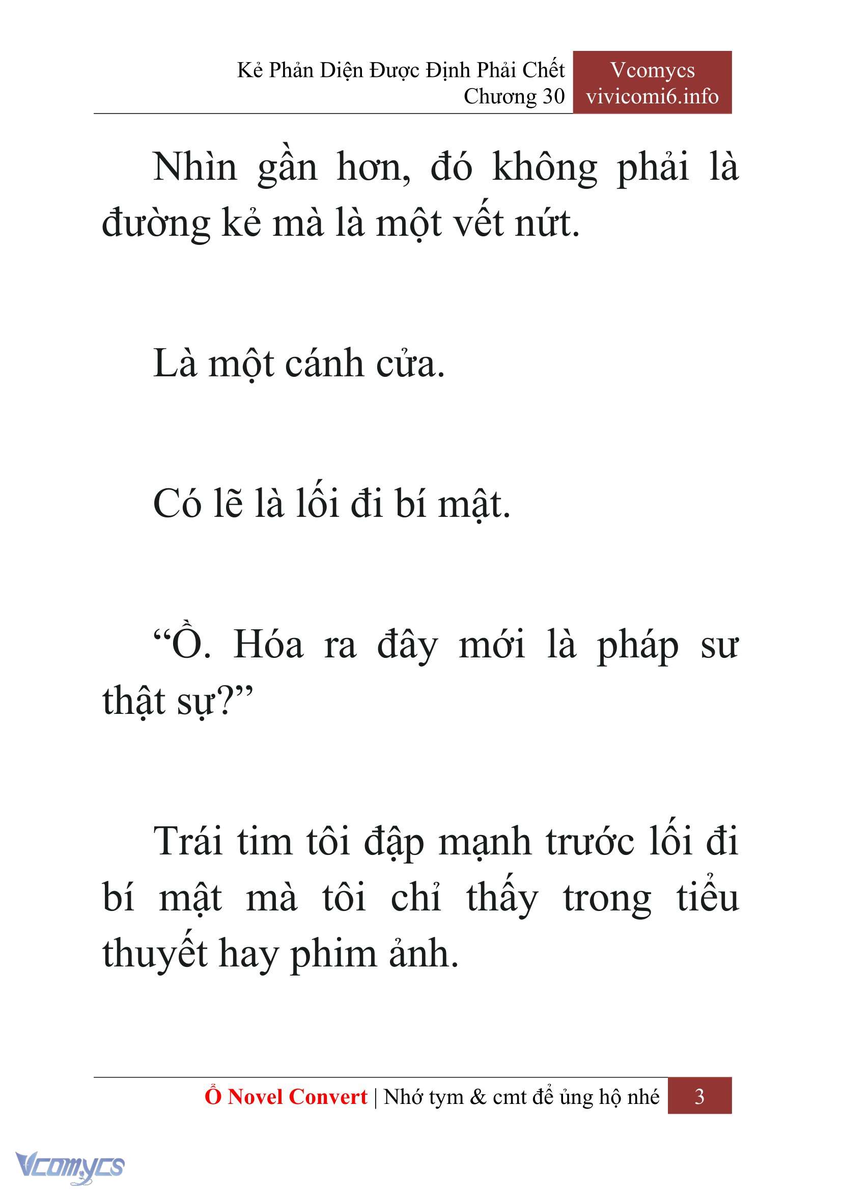 [Novel] Kẻ Phản Diện Được Định Phải Chết Chap 30 - Trang 2