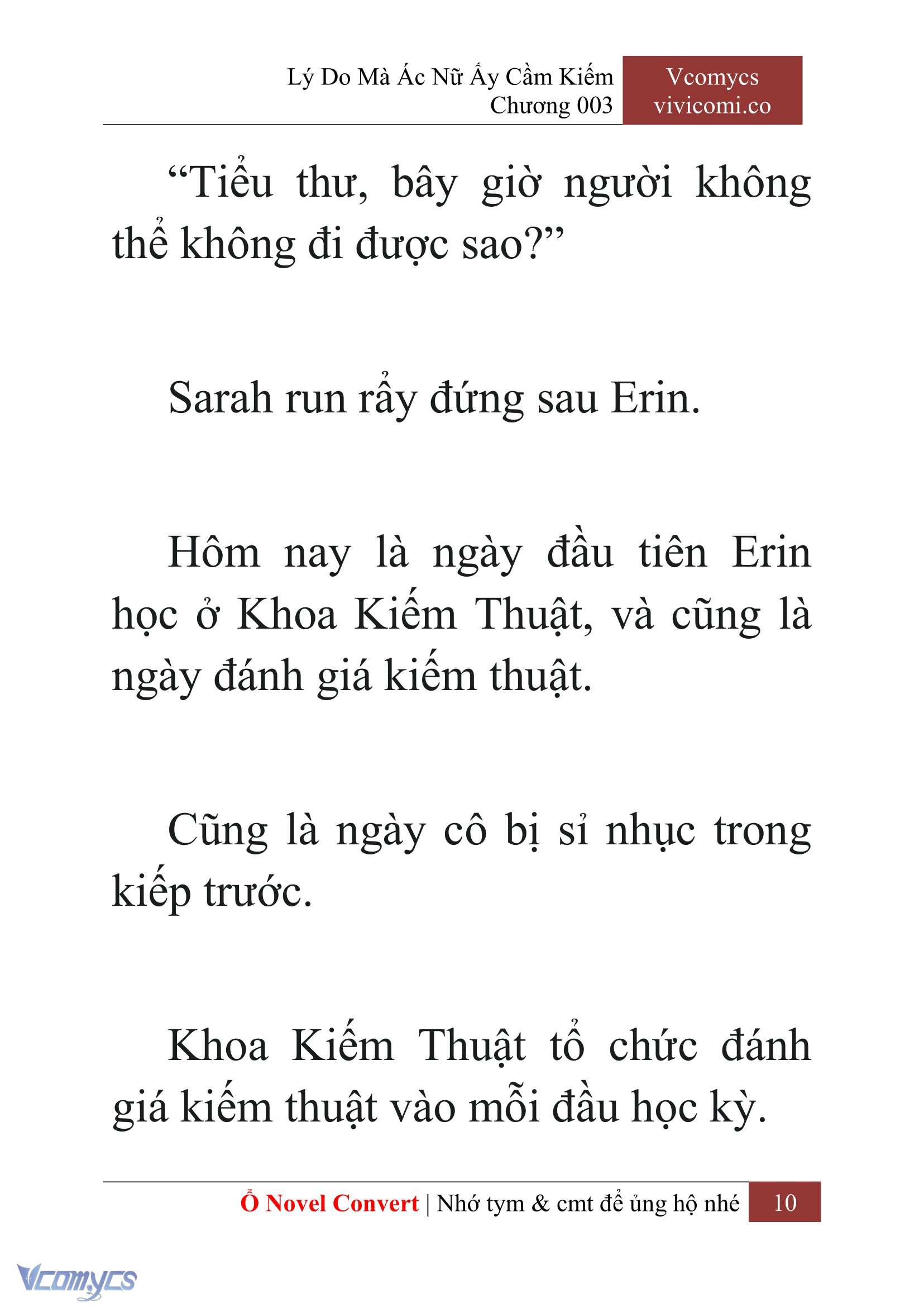 [Novel] Lý Do Mà Ác Nữ Ấy Cầm Kiếm Chap 3 - Trang 2