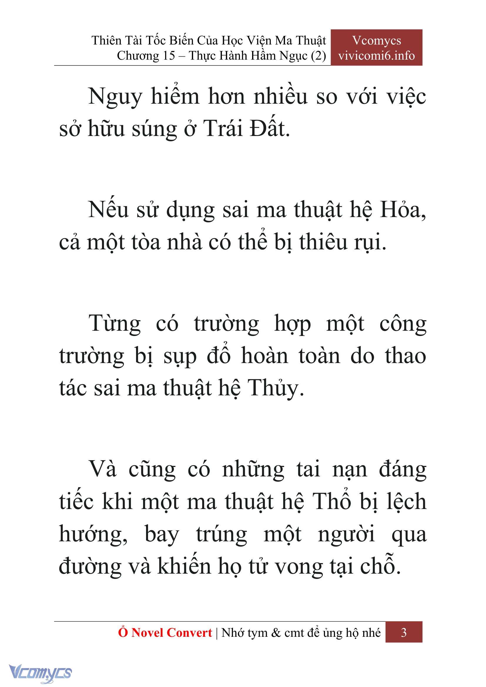 [Novel] Thiên Tài Tốc Biến Của Học Viện Ma Thuật Chap 15 - Trang 2