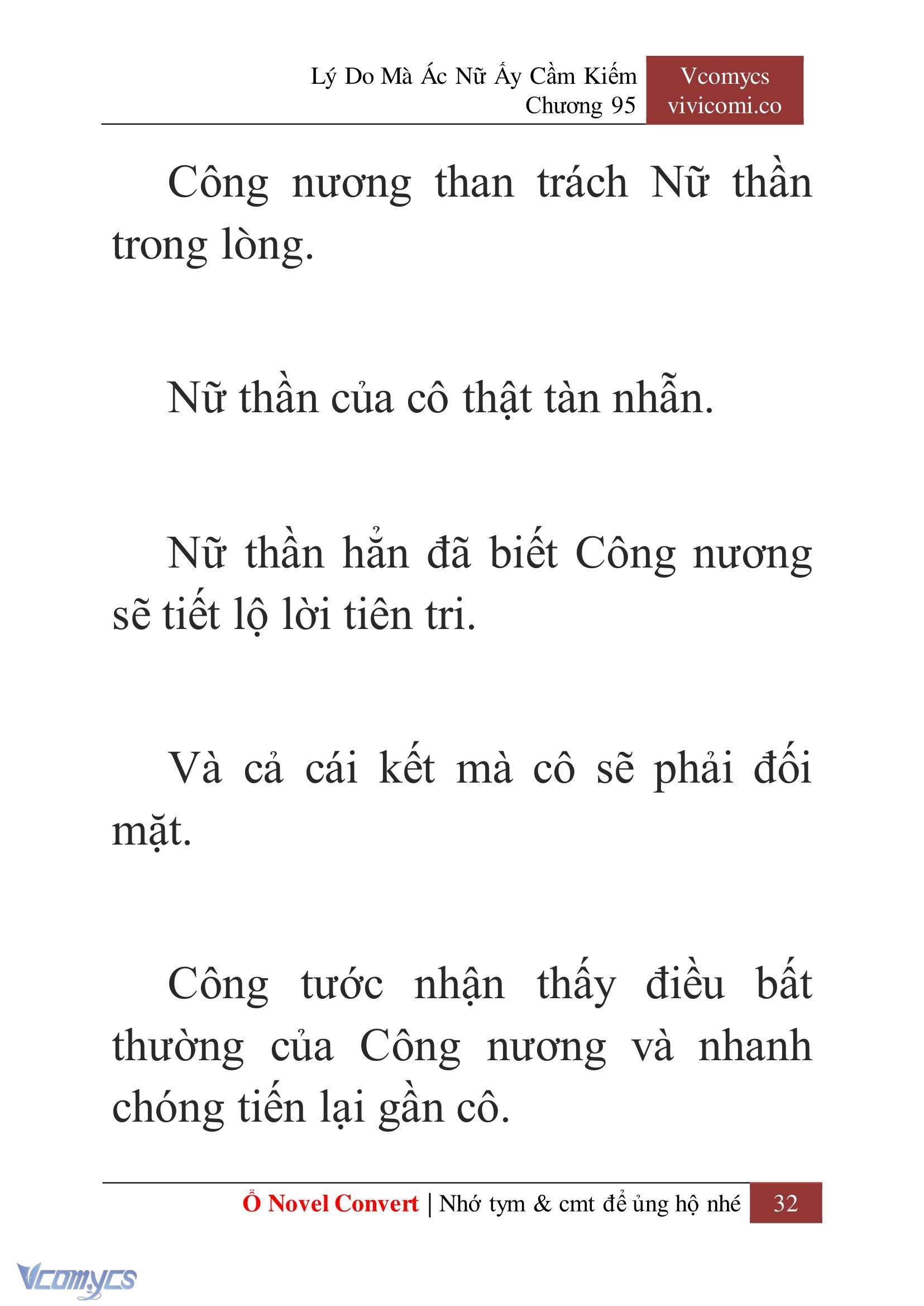 [Novel] Lý Do Mà Ác Nữ Ấy Cầm Kiếm Chap 95 - Next 