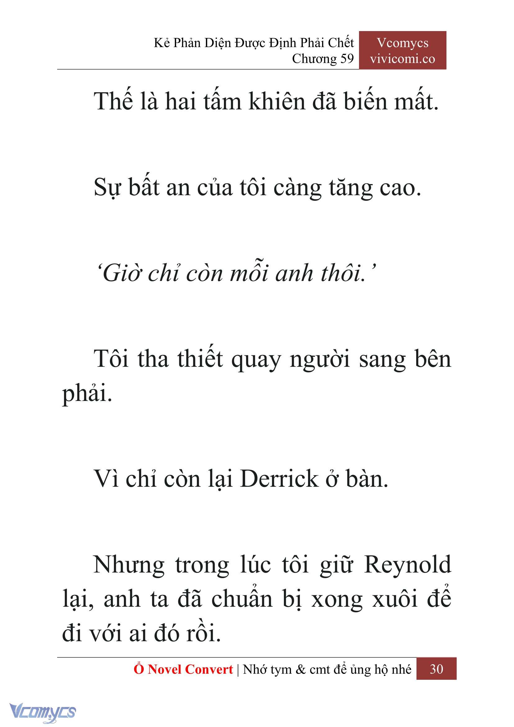 [Novel] Kẻ Phản Diện Được Định Phải Chết Chap 59 - Next Chap 60