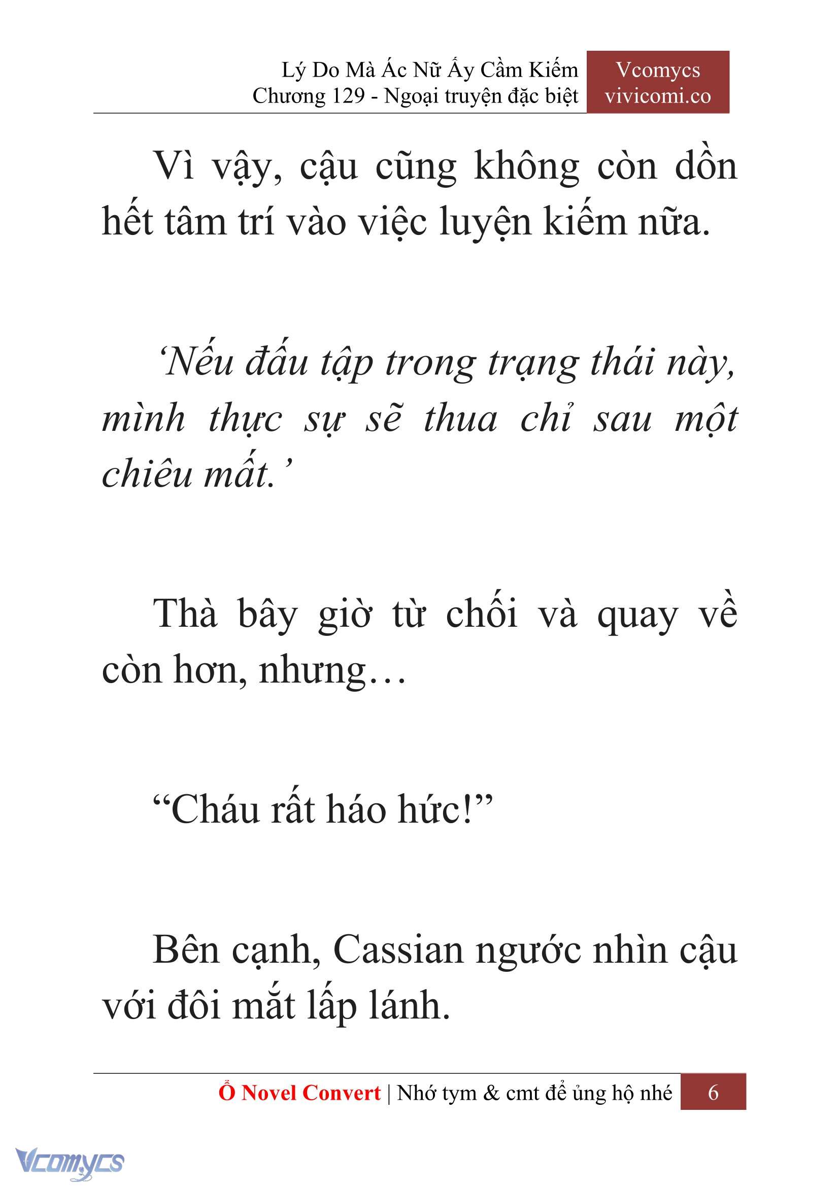 [Novel] Lý Do Mà Ác Nữ Ấy Cầm Kiếm Chap 129 - Trang 2
