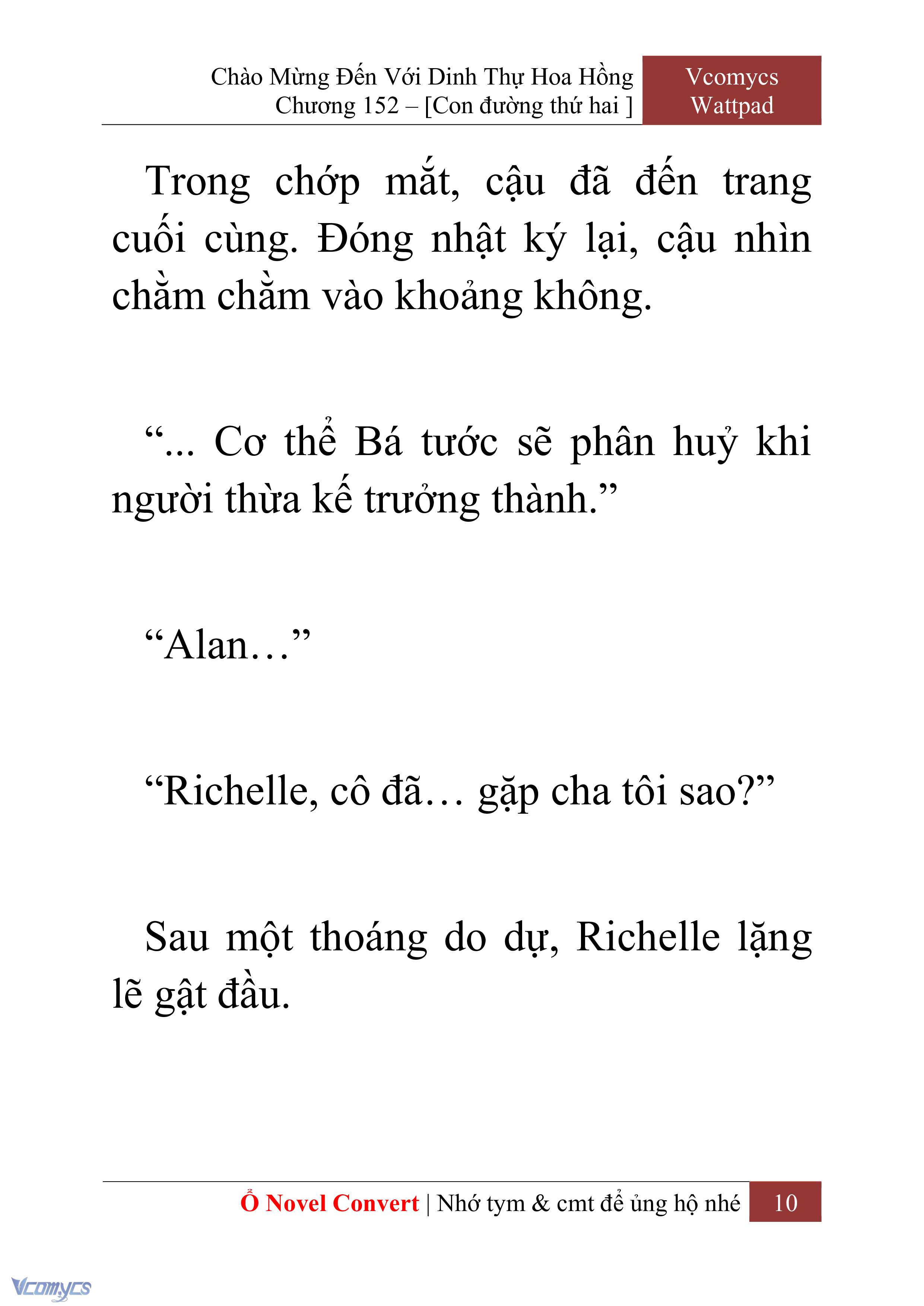 [Novel] Chào Mừng Đến Với Dinh Thự Hoa Hồng Chap 152 - Trang 2