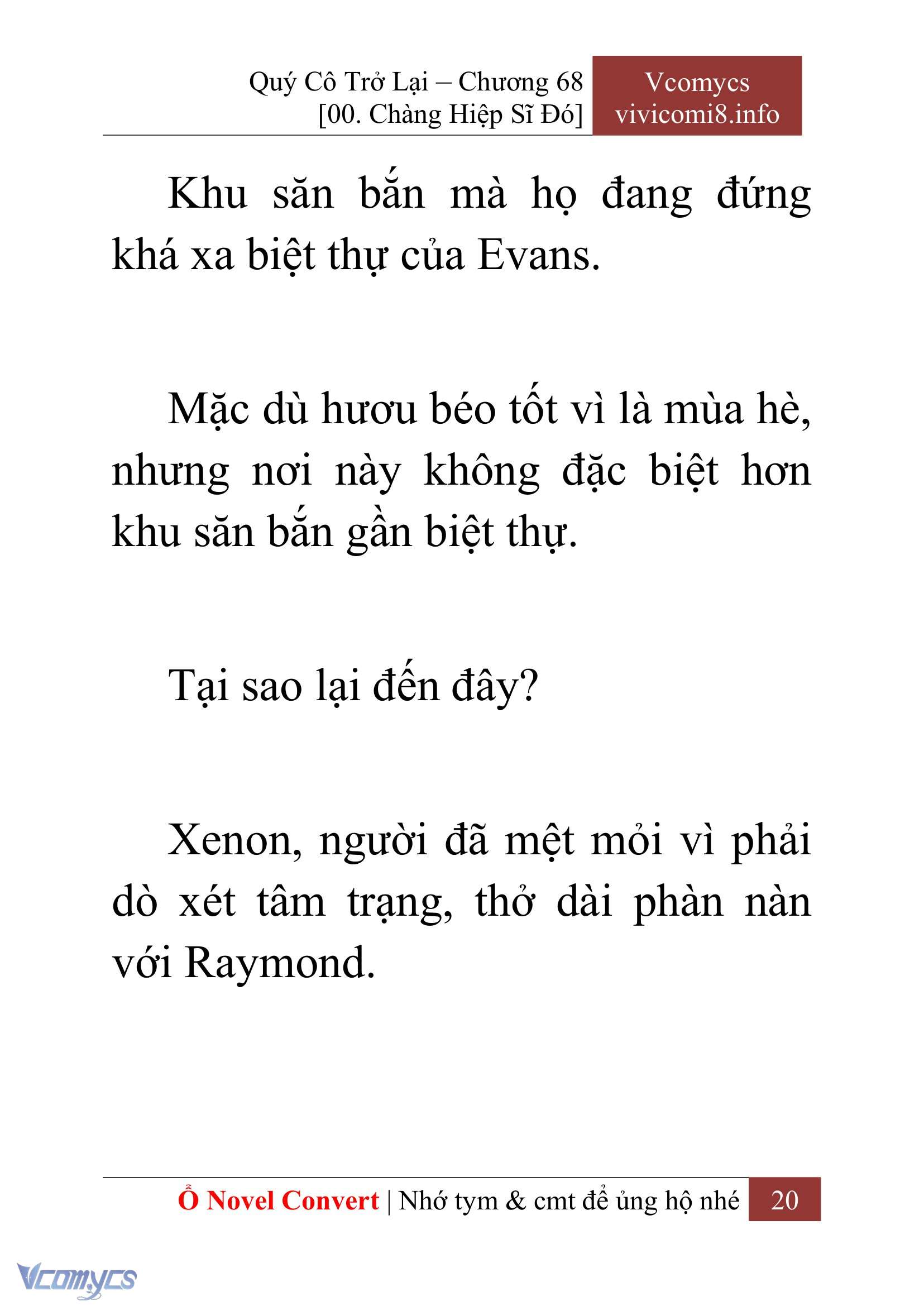 [Novel] Quý Cô Trở Lại Chap 68 - Trang 2
