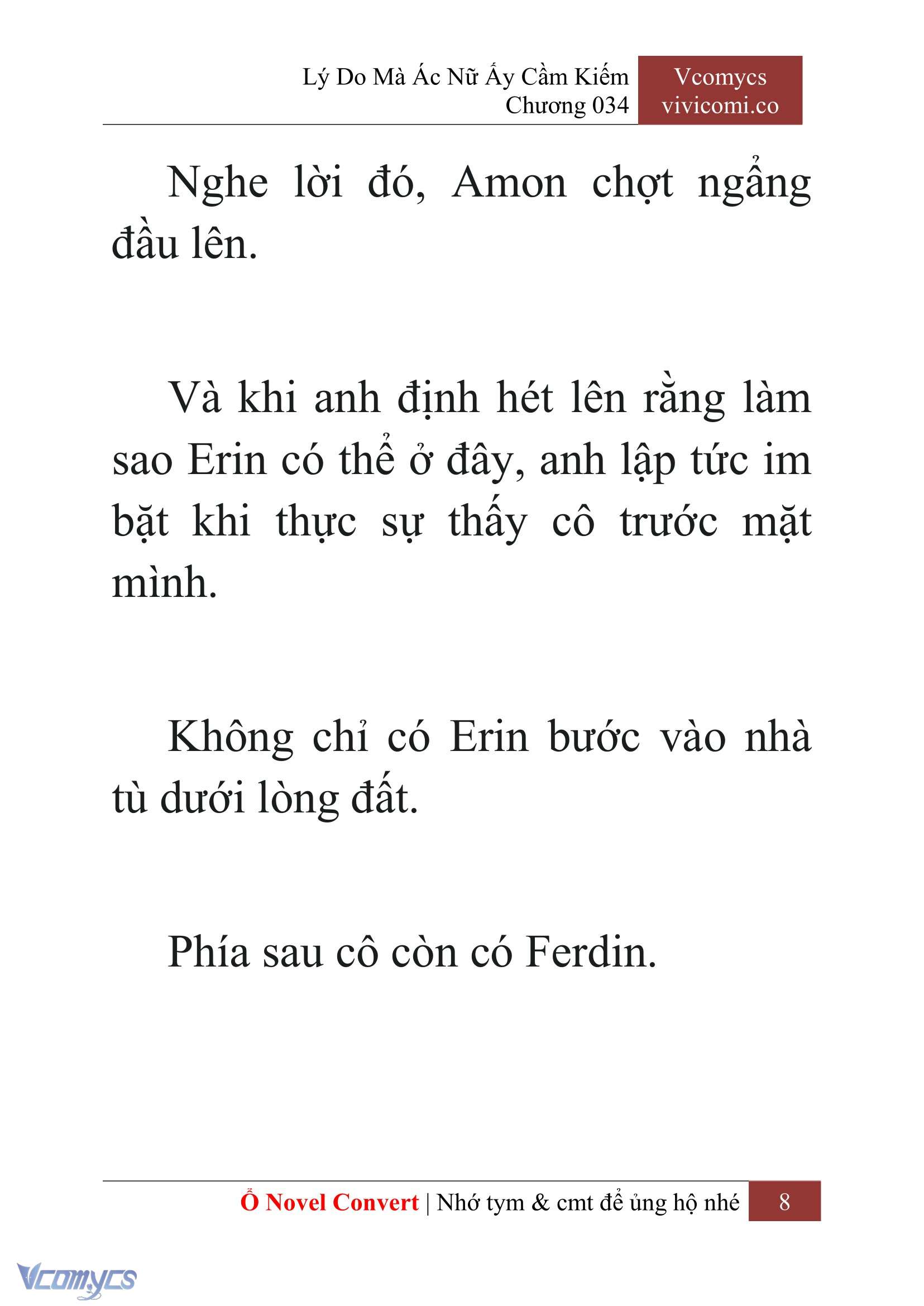 [Novel] Lý Do Mà Ác Nữ Ấy Cầm Kiếm Chap 34 - Next Chap 35