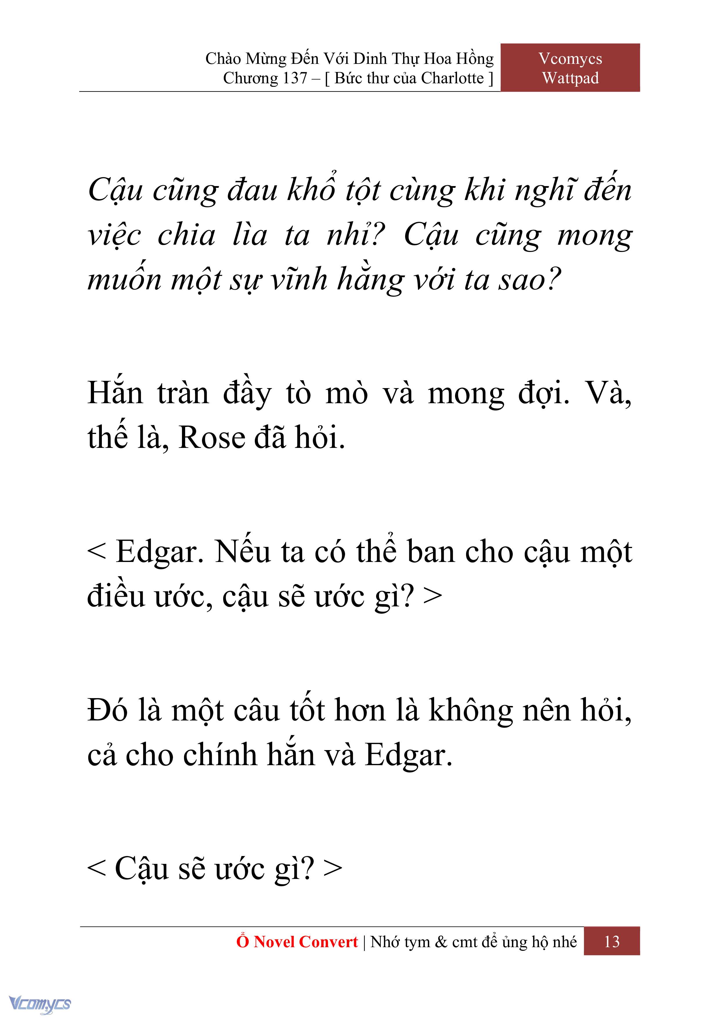 [Novel] Chào Mừng Đến Với Dinh Thự Hoa Hồng Chap 137 - Trang 2