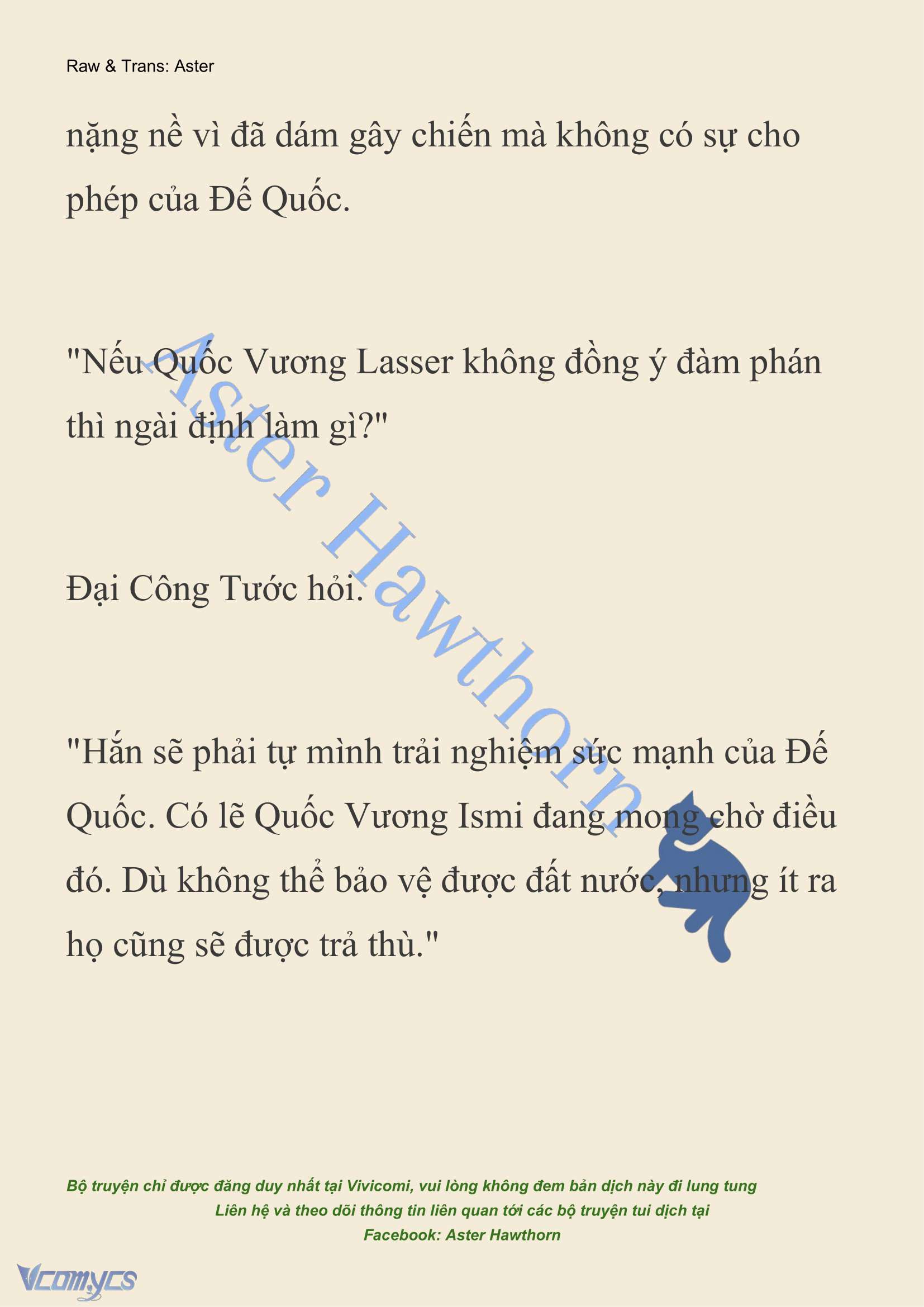 [NOVEL] Đêm Của Bệ Hạ Chap 86 - Next 