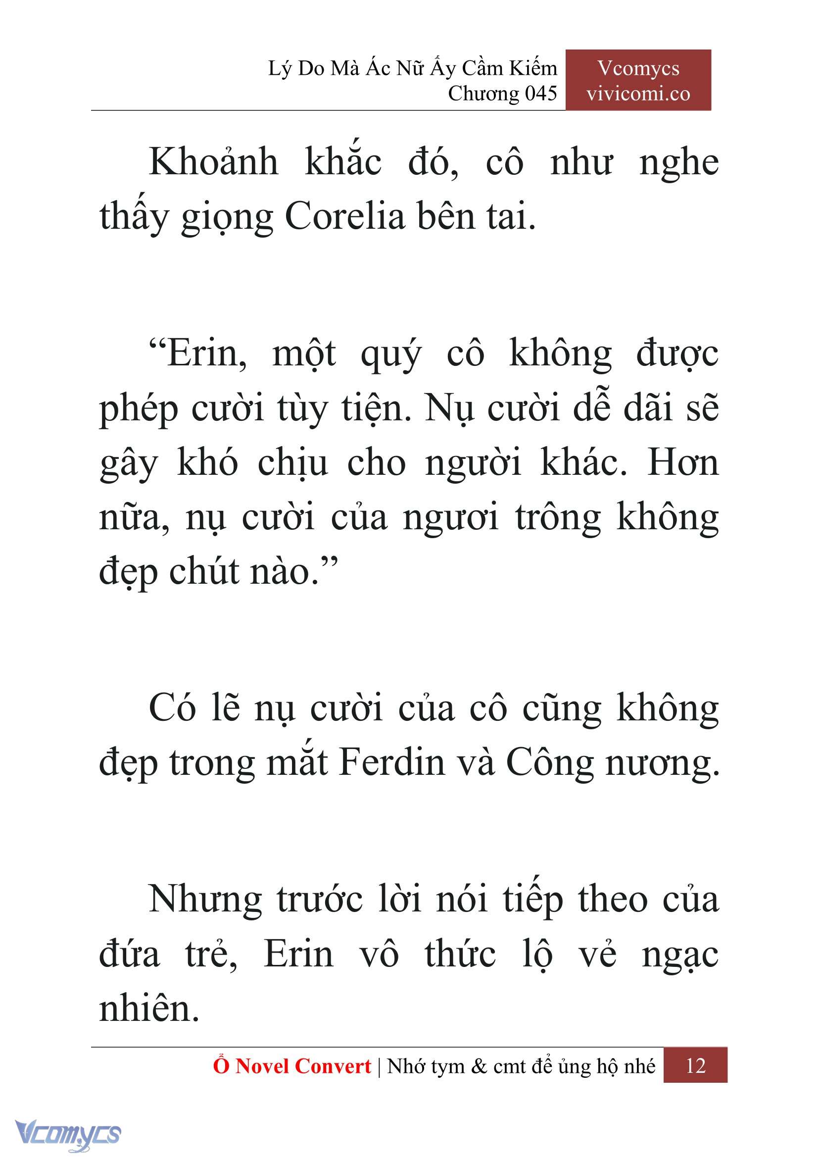 [Novel] Lý Do Mà Ác Nữ Ấy Cầm Kiếm Chap 45 - Next 