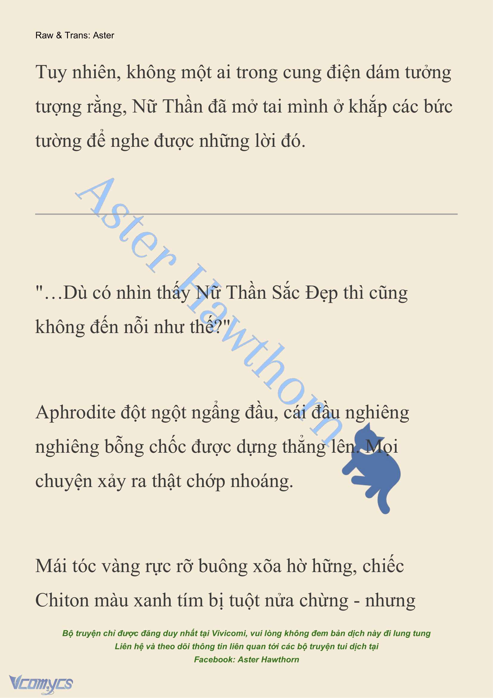 [NOVEL] Dành Cho Các Nữ Thần: Dành cho Psyche Chap 3 - Trang 2