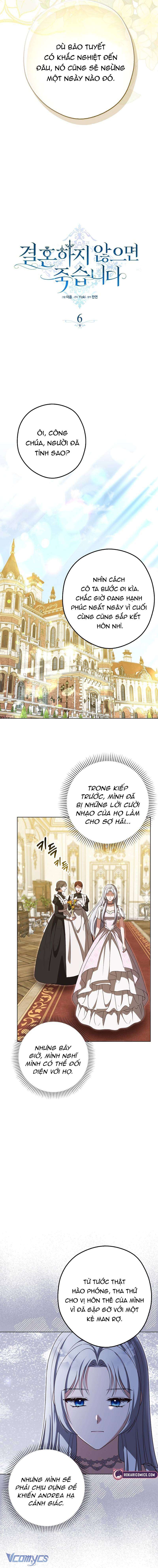 Nếu Không Kết Hôn, Tôi Sẽ Chết Chap 6 - Next 