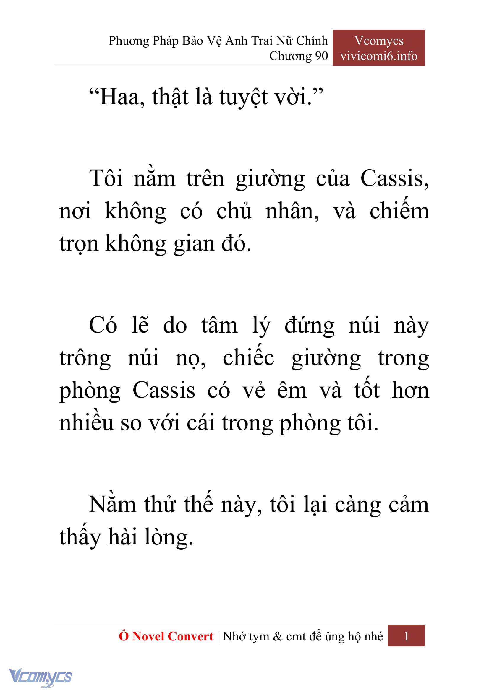 [Novel] Phương Pháp Bảo Vệ Anh Trai Nữ Chính Chap 90 - Trang 2