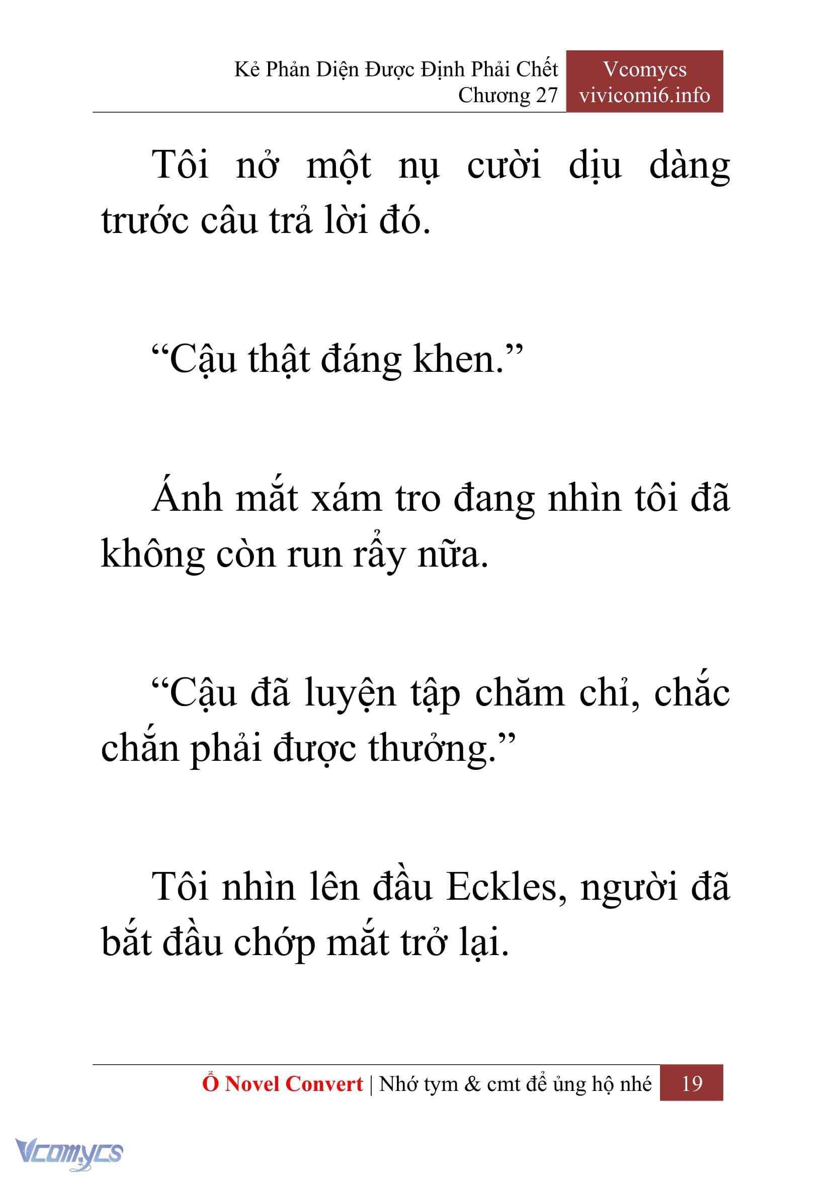 [Novel] Kẻ Phản Diện Được Định Phải Chết Chap 27 - Trang 2