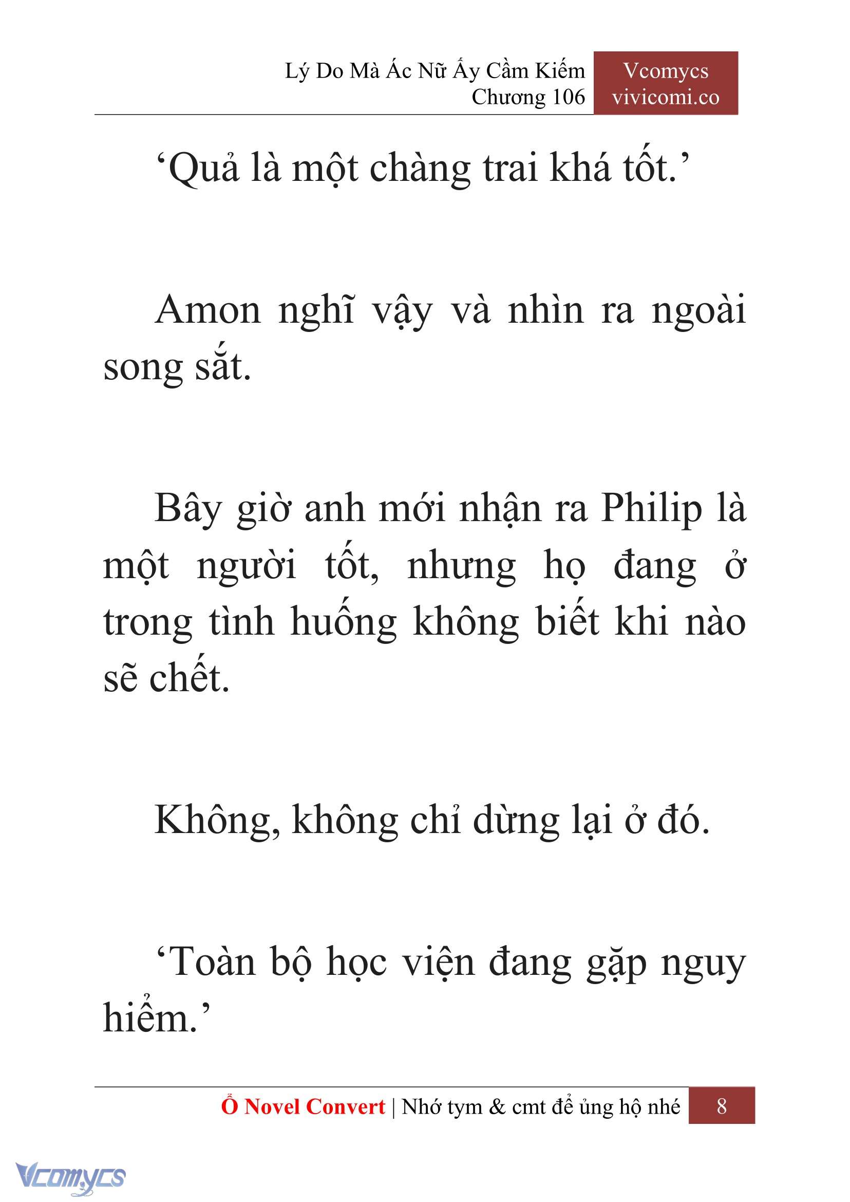[Novel] Lý Do Mà Ác Nữ Ấy Cầm Kiếm Chap 106 - Next Chap 107