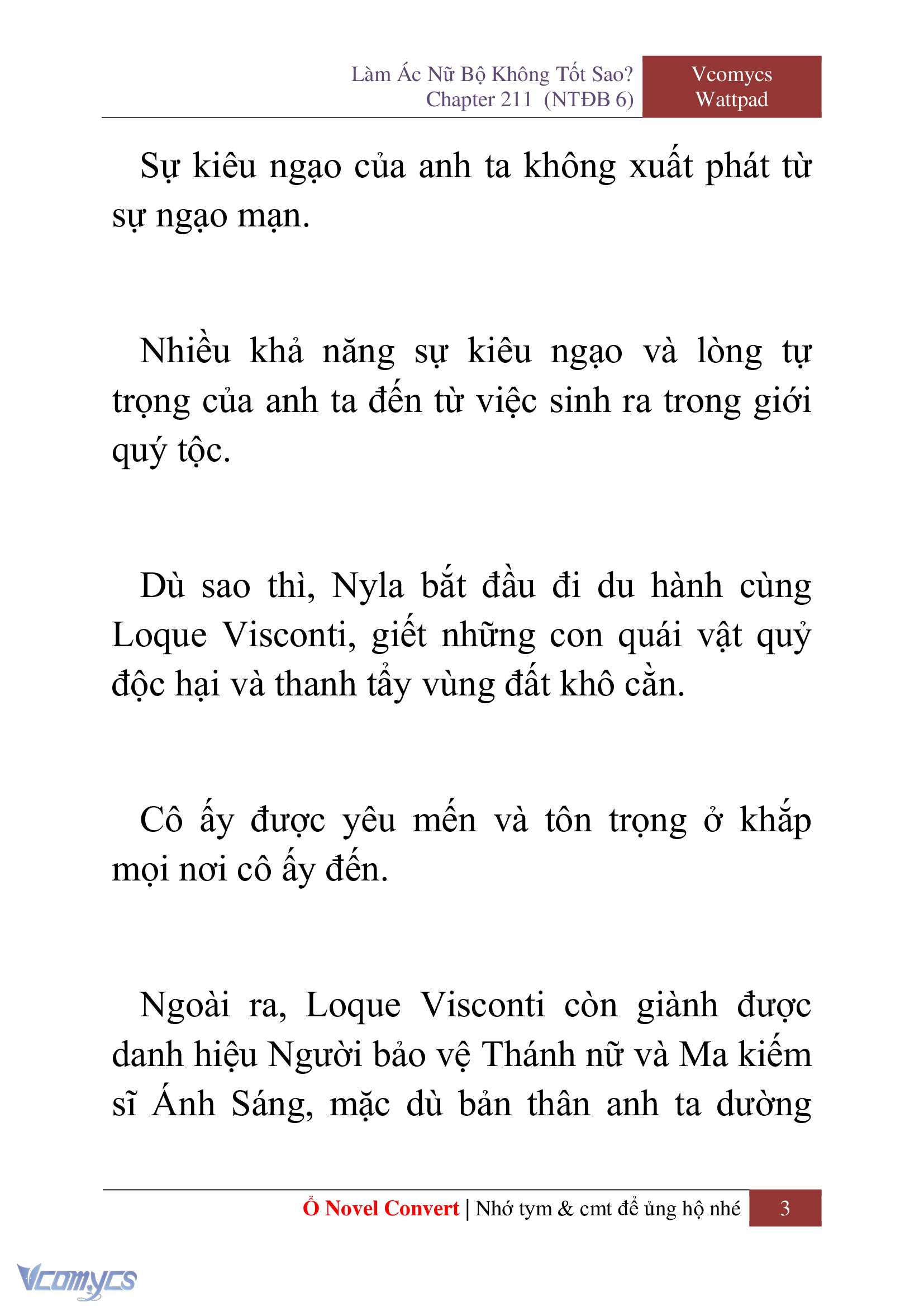 [Novel] Làm Ác Nữ Bộ Không Tốt Sao? Chap 211 - Trang 2