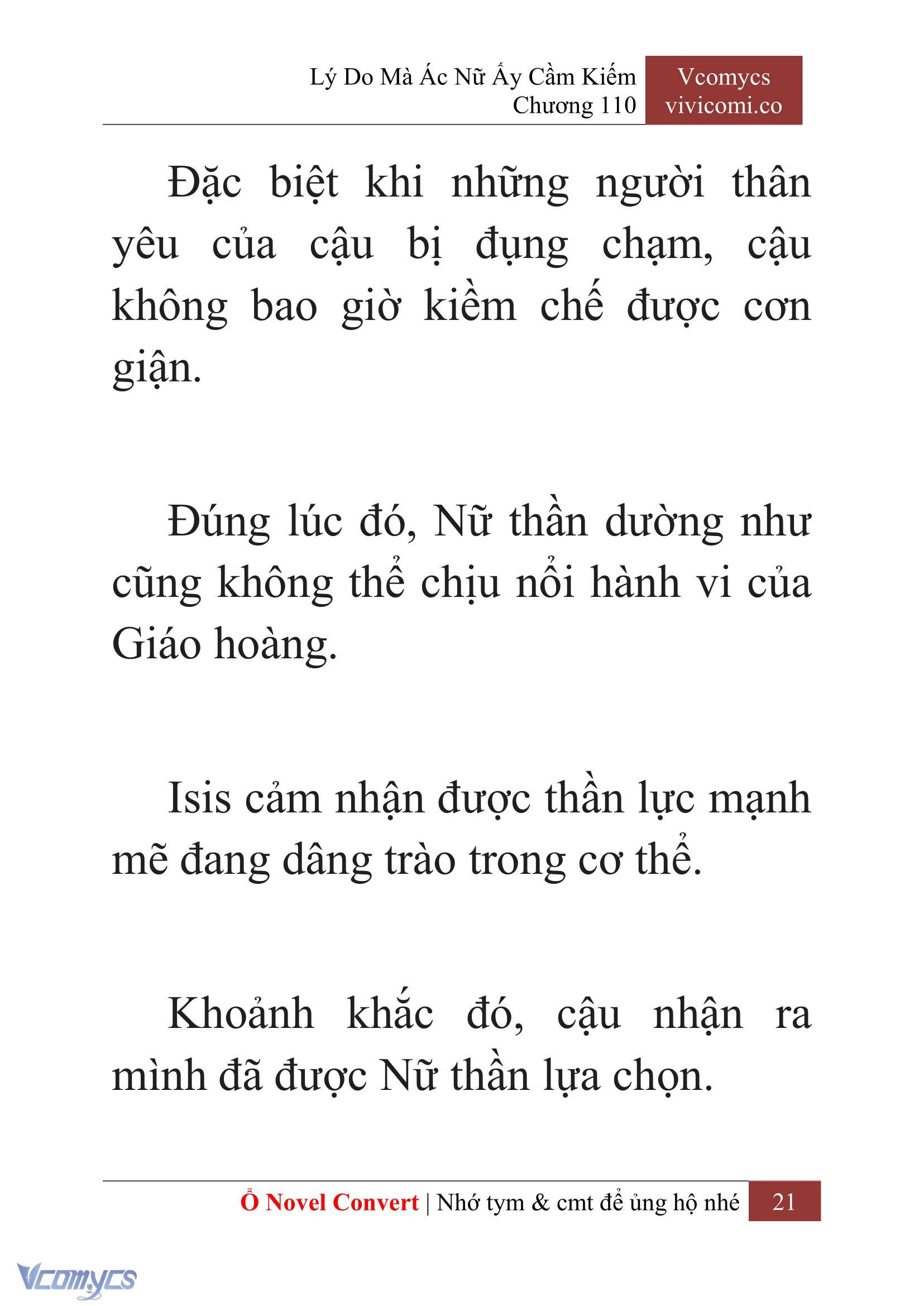 [Novel] Lý Do Mà Ác Nữ Ấy Cầm Kiếm Chap 110 - Next 