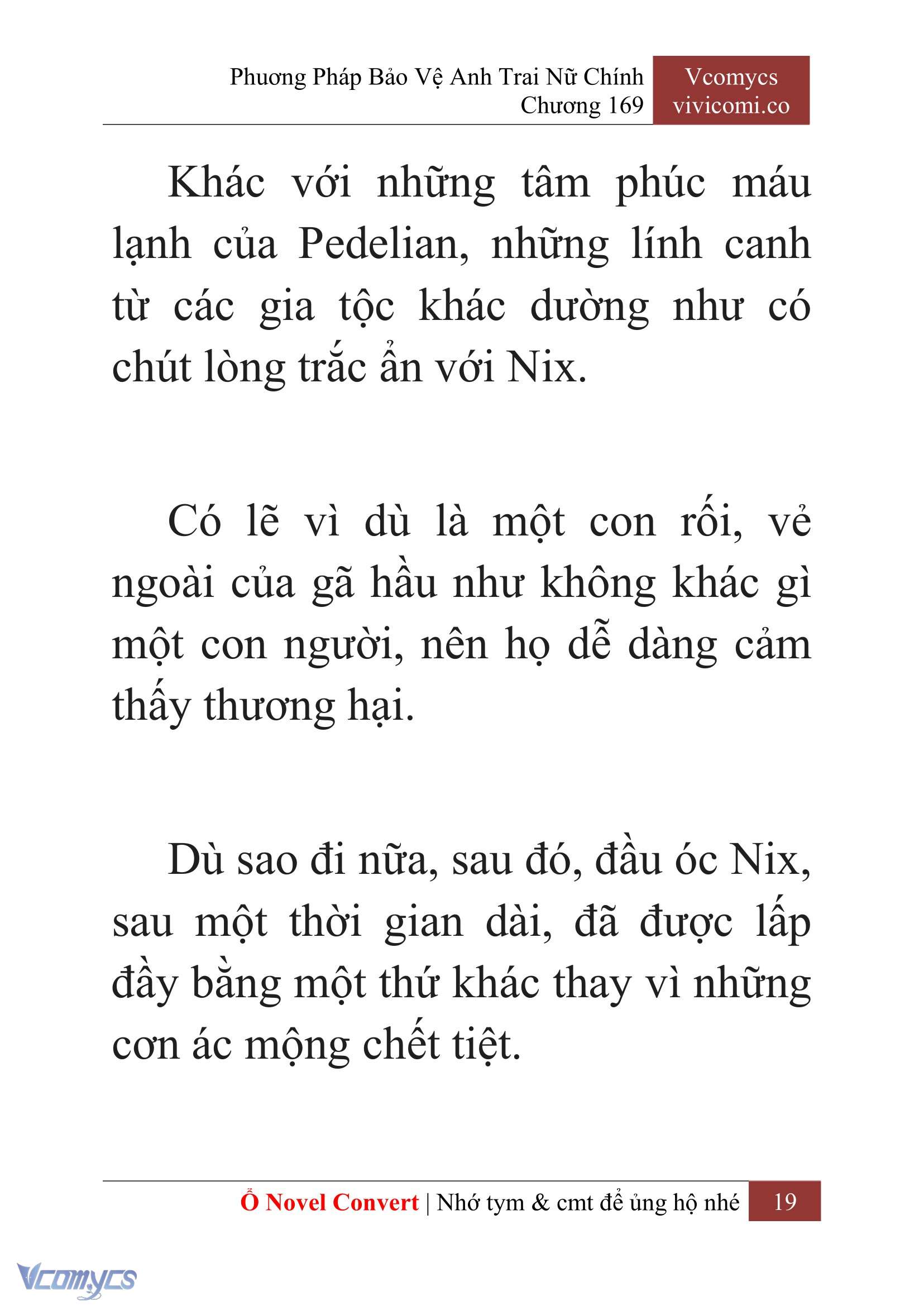 [Novel] Phương Pháp Bảo Vệ Anh Trai Nữ Chính Chap 169 - Trang 2