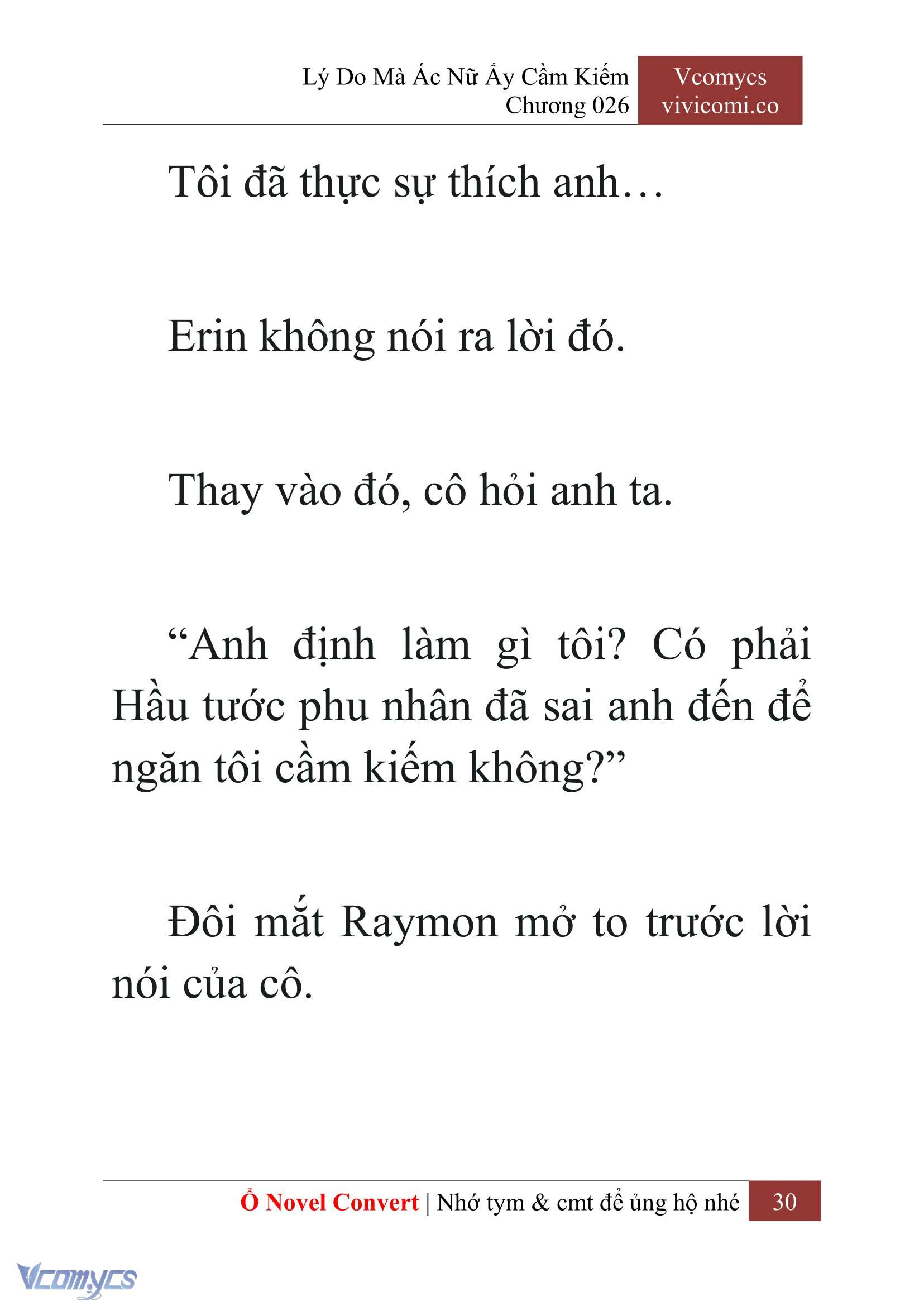 [Novel] Lý Do Mà Ác Nữ Ấy Cầm Kiếm Chap 26 - Trang 2