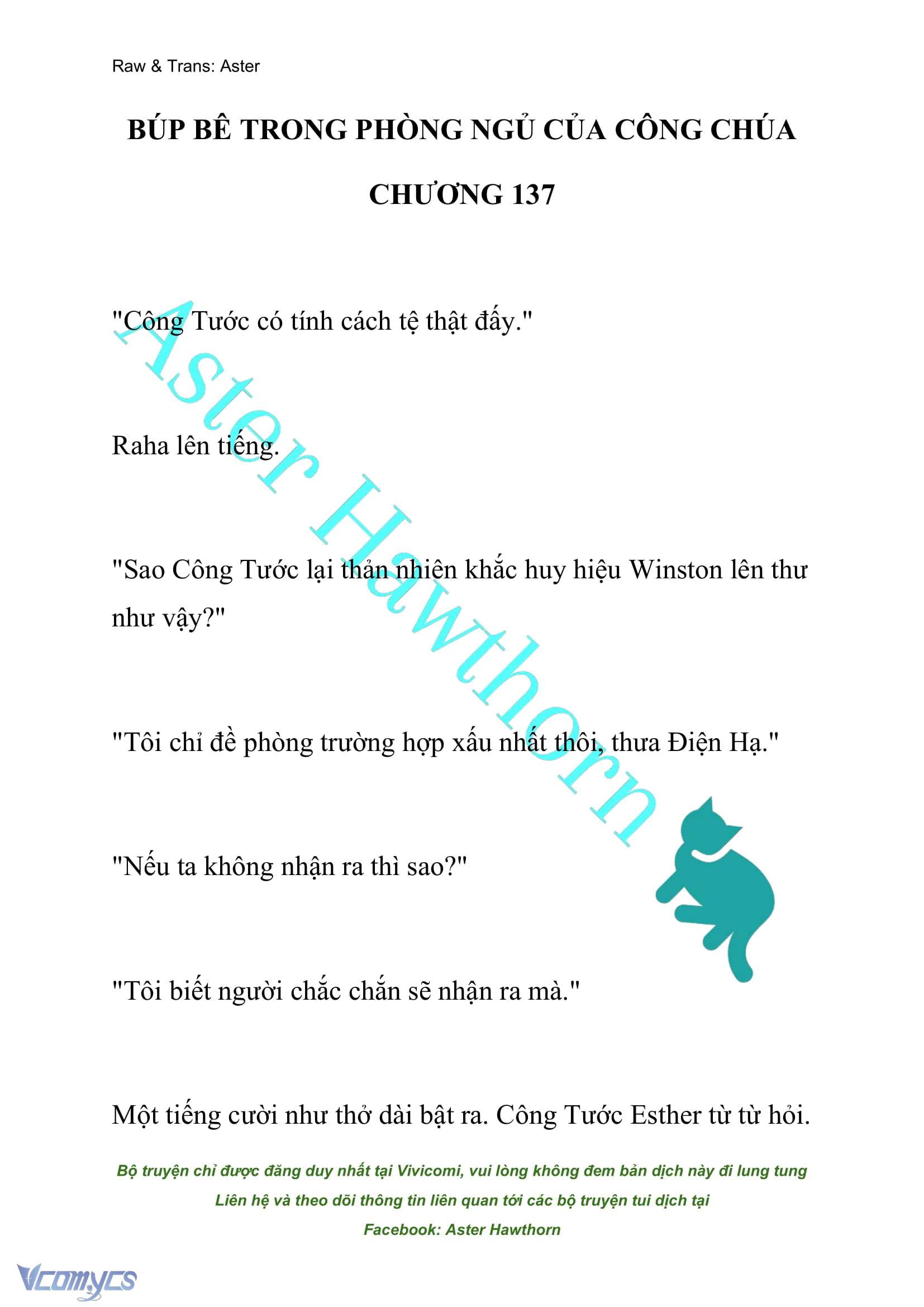 [NOVEL] Búp Bê Trong Phòng Ngủ Của Công Chúa Chap 137 - Next Chap 138