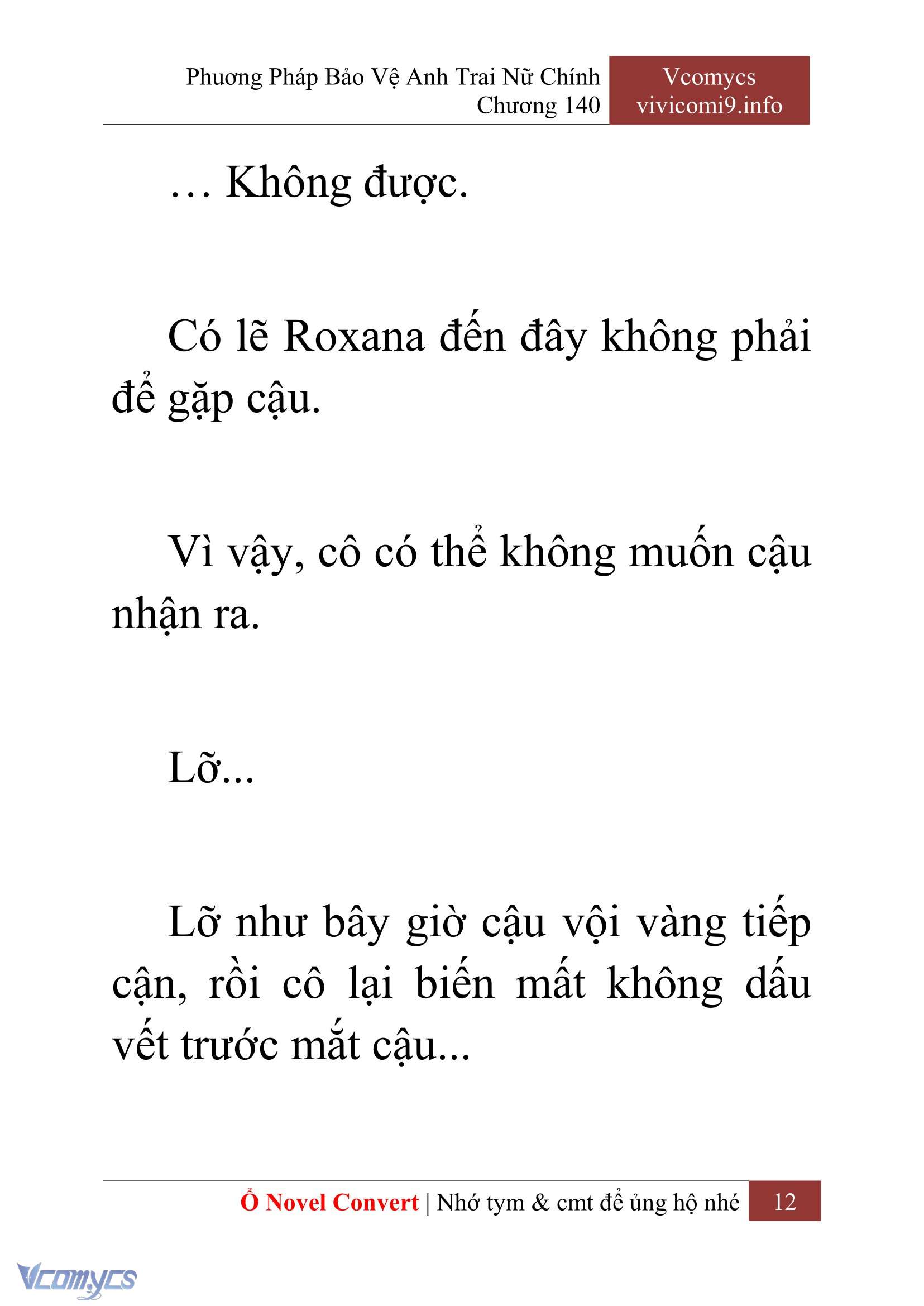[Novel] Phương Pháp Bảo Vệ Anh Trai Nữ Chính Chap 140 - Trang 2