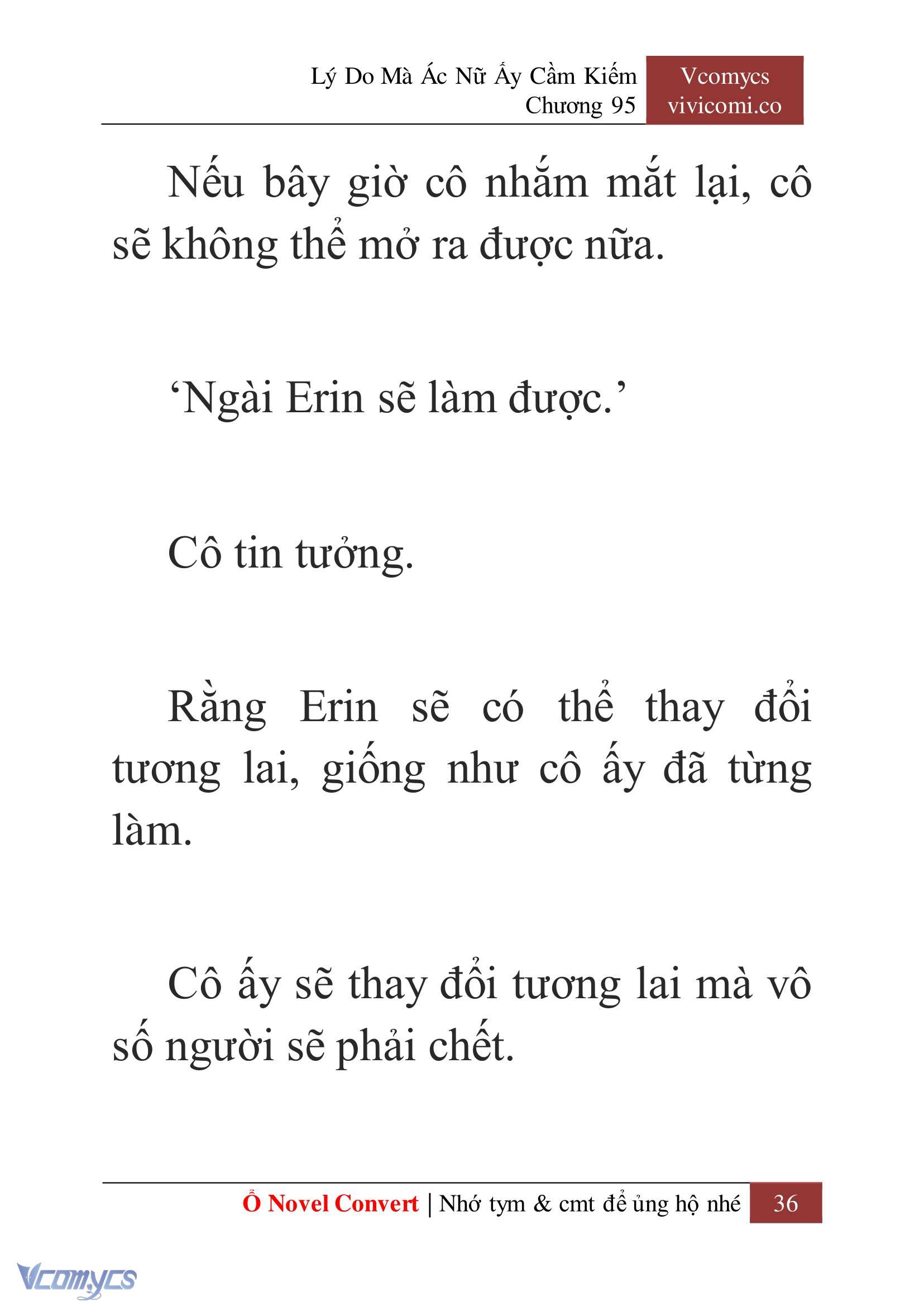 [Novel] Lý Do Mà Ác Nữ Ấy Cầm Kiếm Chap 95 - Next 