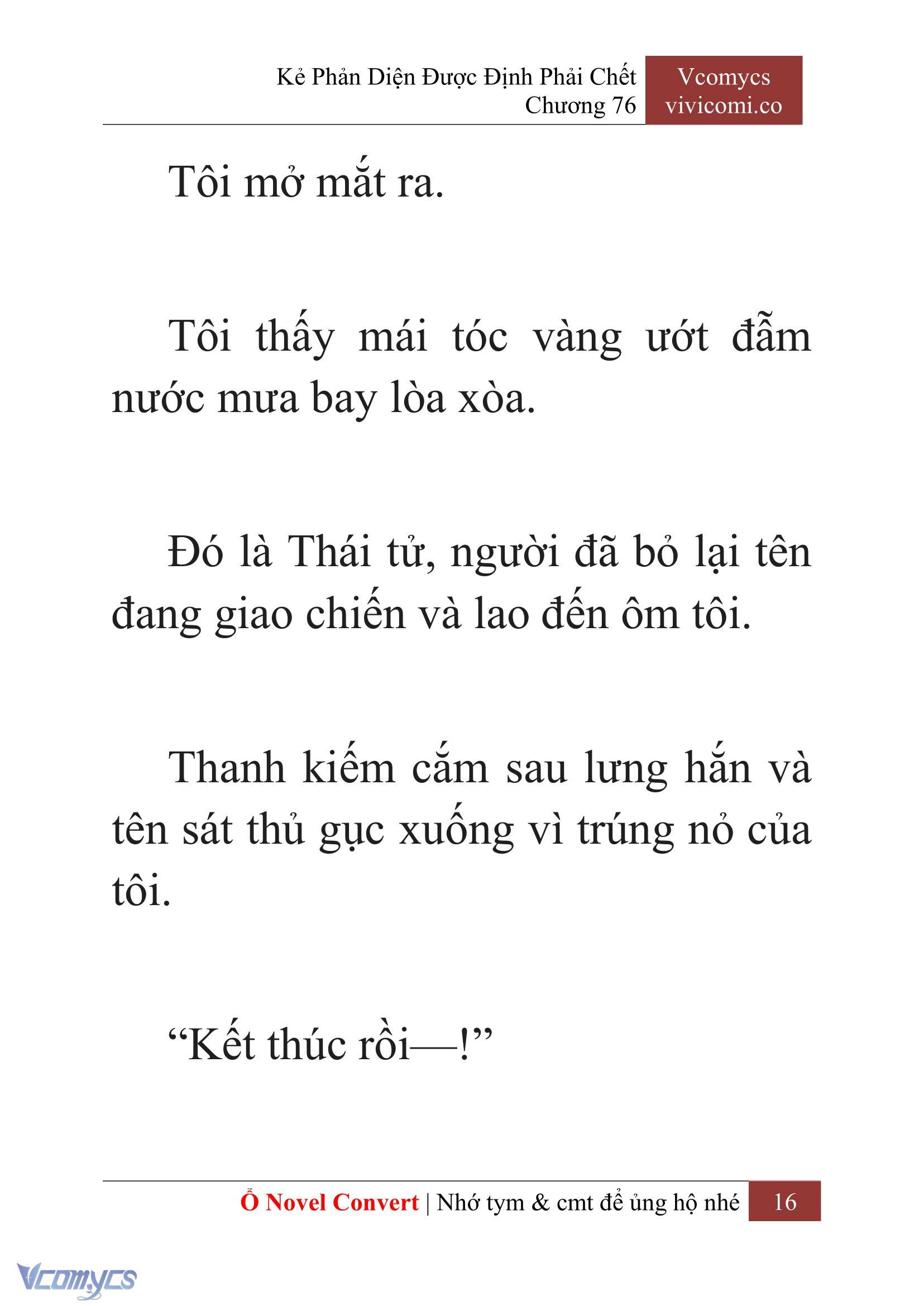 [Novel] Kẻ Phản Diện Được Định Phải Chết Chap 76 - Trang 2